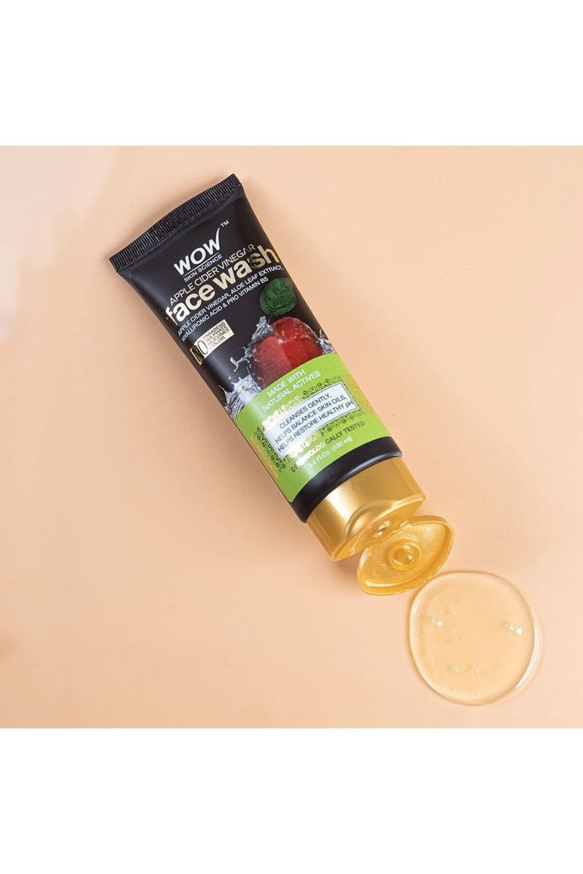Elma Sirkesi Yüz Yıkama Jeli-%97,4 Doğal Içerik-ecocert Sertifikalı %100 Saf Elma Sirkesi 100ml