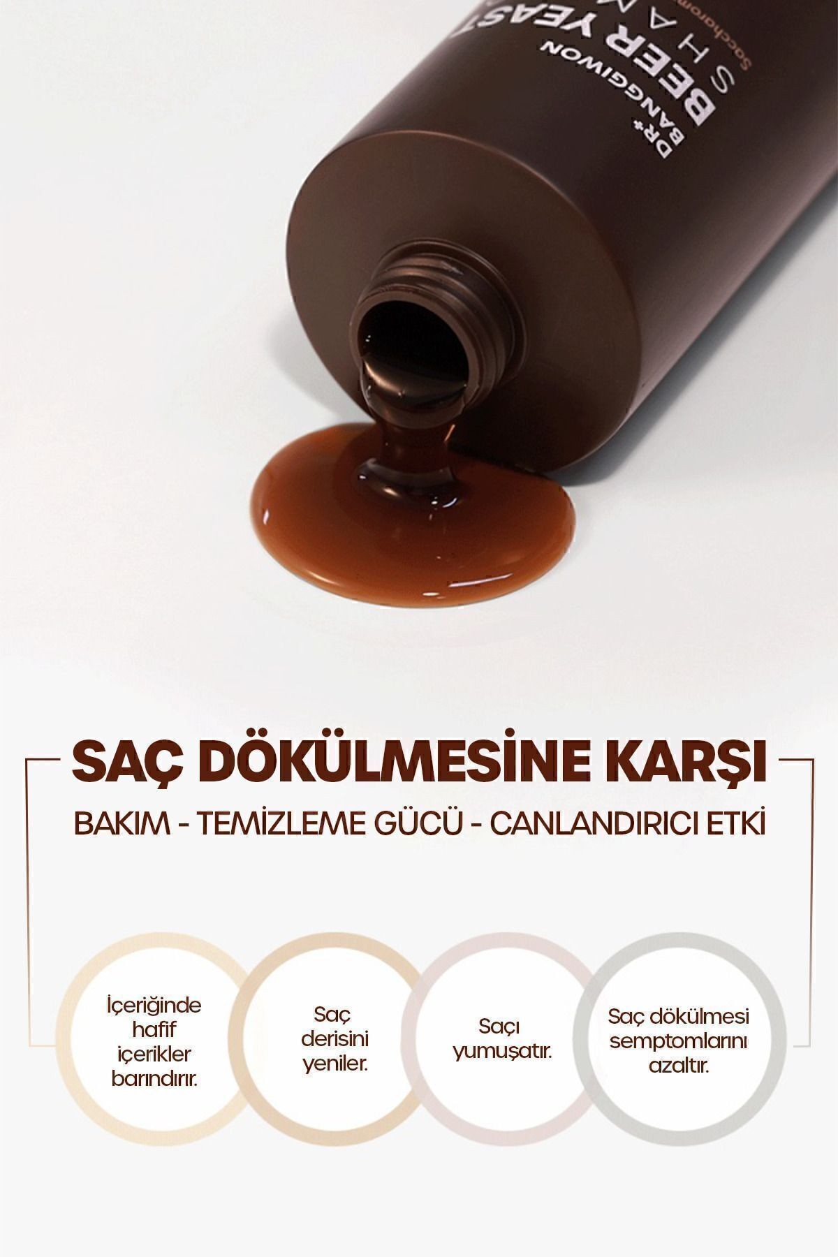 Premium Alman Bira Mayası Şampuanı Germany Beer Yeast Shampoo 1000 ml