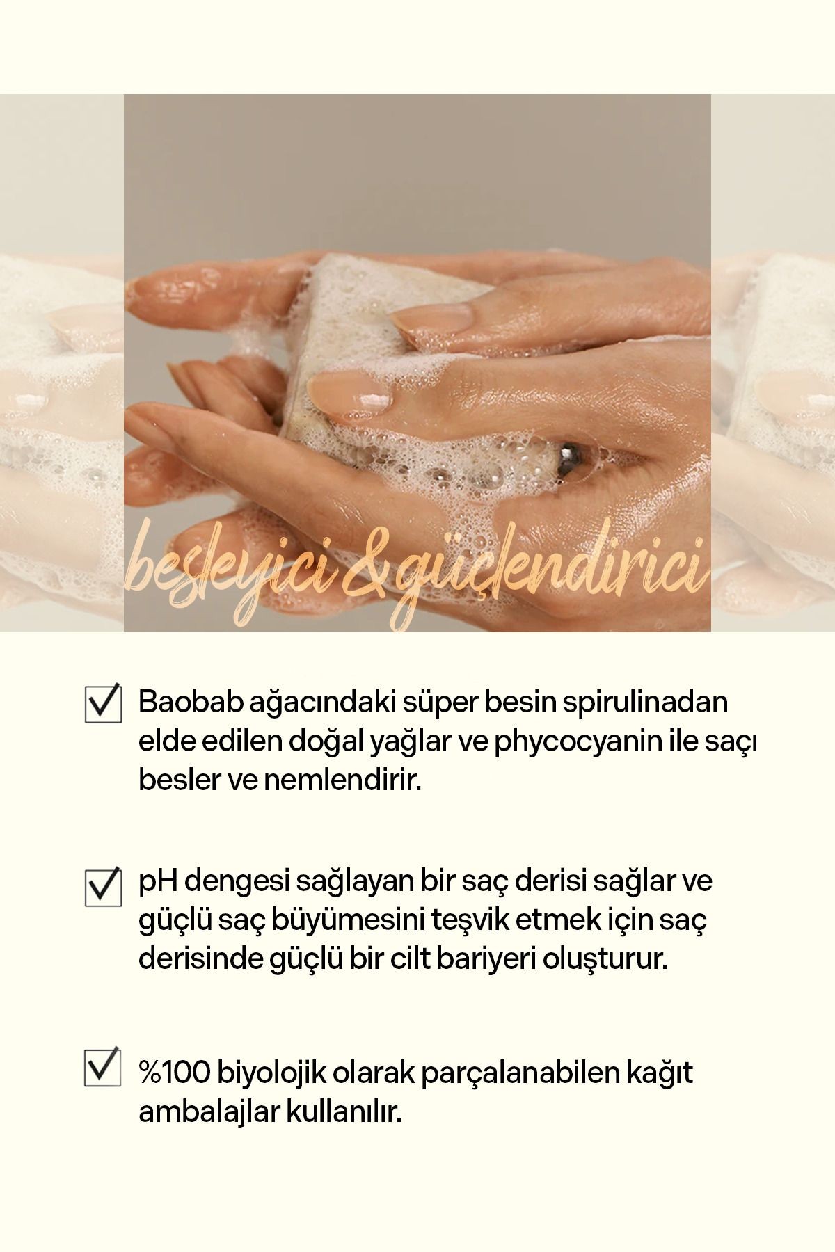 S19 Perfume, Baobab Tohum Yağı, Hafif Asidik, Katı Şampuan, Solid Shampoo Bar Perfume 100 Gr