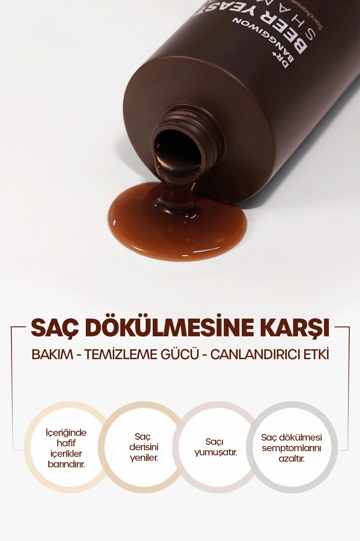 Premium Alman Bira Mayası Şampuanı 1000 ml