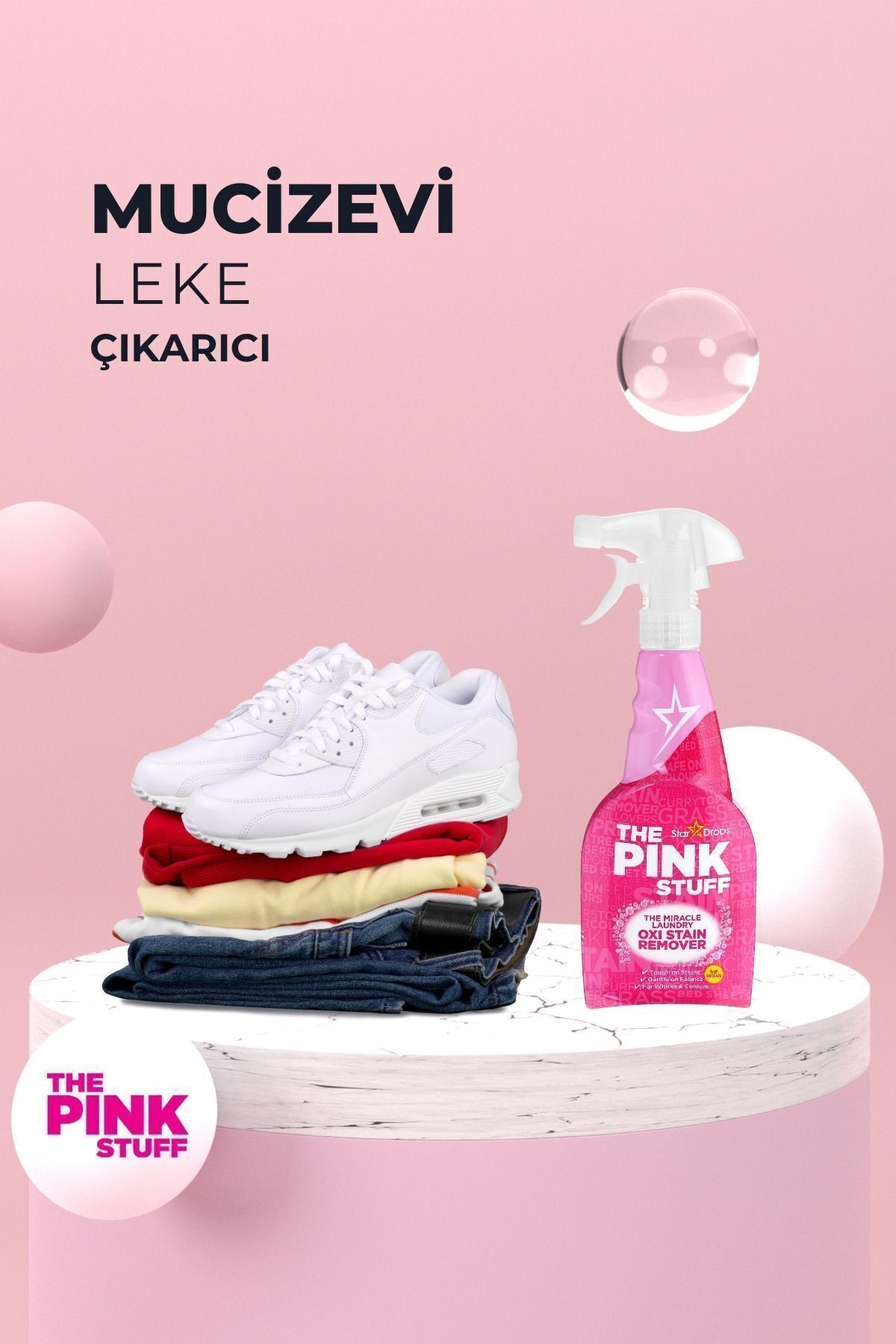 The Pink Stuff Mucizevi Oxi Leke Çıkarıcı Sprey 500 ml