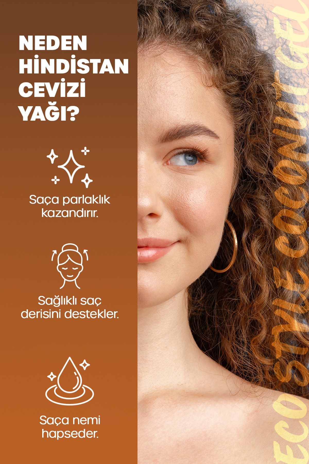 Hindistan Cevizi Yağı, Şekillendirici Saç Jölesi, Güçlü Tutuş 236ml Coconut Oil Styling Gel Max Hold