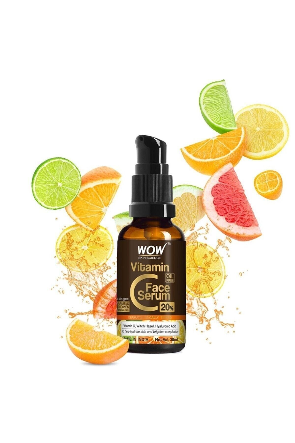 C Vitamini Cilt Serumu-%20 Saf C Vitamini-aydınlatıcı,güneş Hasarı, Cilt Onarımı, Koyu Lekeler, 30ml