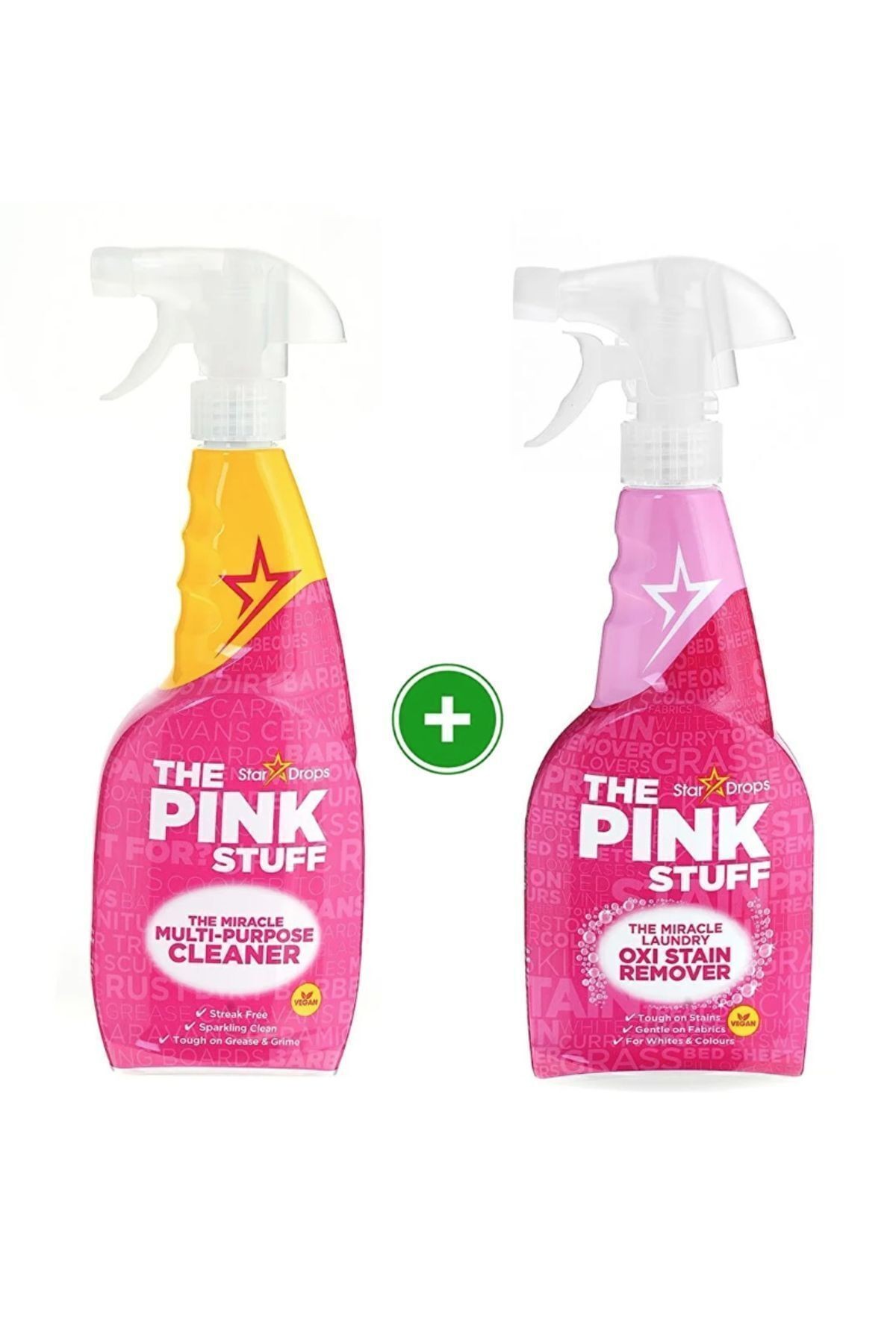 The Pink Stuff Oxi Leke Çıkarıcı Spreyi 500 ml Çok Amaçlı Temizlik Spreyi 750 ml