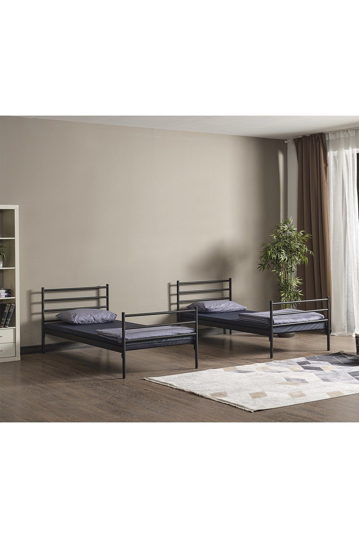 Linda - Yurt/Apart/Otel/Şantiye - Metal Ranza - 90x200 - AKSViva