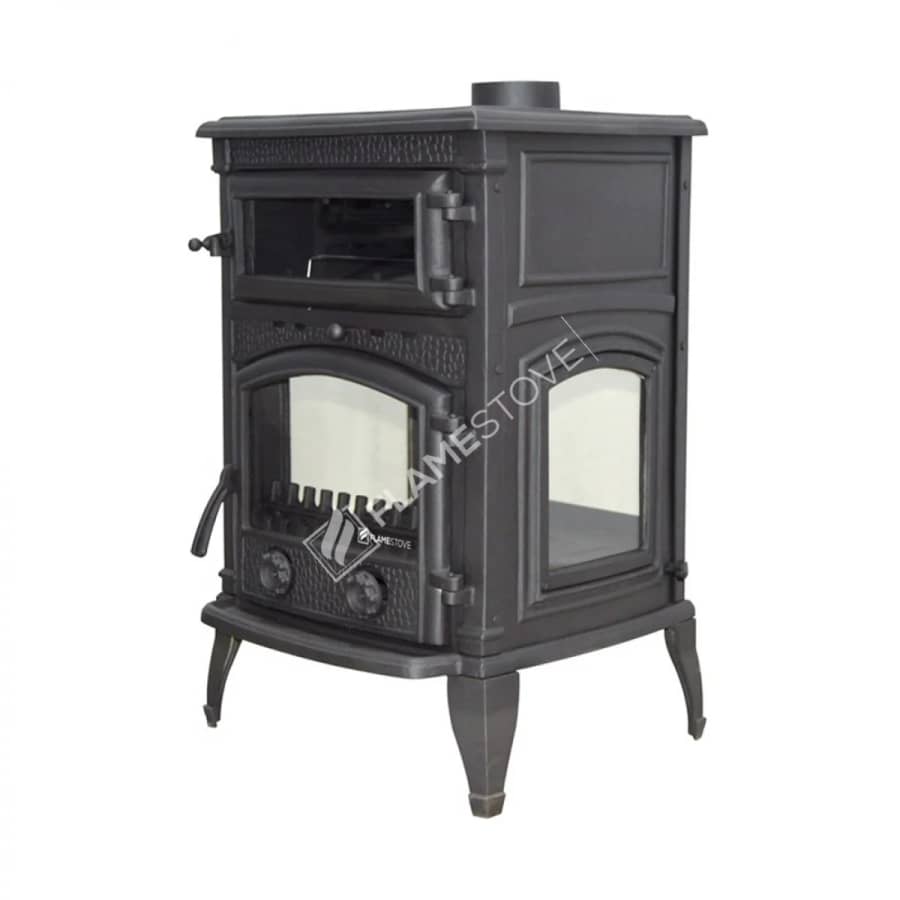 Flame Stove Sirius Maxi 4 Fırınlı Döküm Soba Steel Fire şömine haznesi