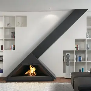 Steel Fire Madrid Frontal Steel Fire şömine haznesi