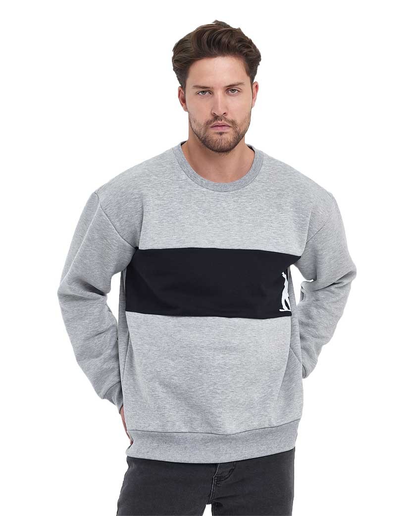 Adams Erkek 3 İplik Oversize Sweatshirt