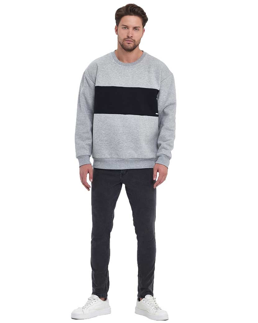 Adams Erkek 3 İplik Oversize Sweatshirt