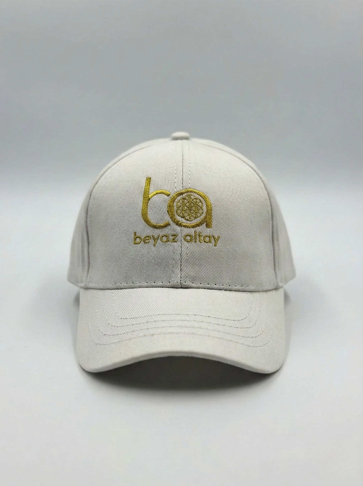 Nakışlı Şapka – Krem Rengi