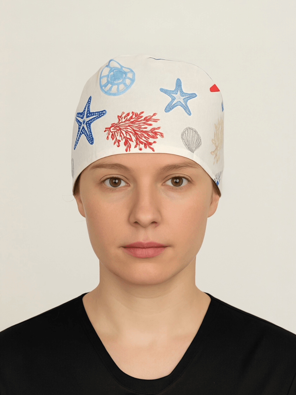 Odeys Deniz Yıldızı Doktor Hemşire Aşçı Cerrahi Hastane Bonesi Bandana M470