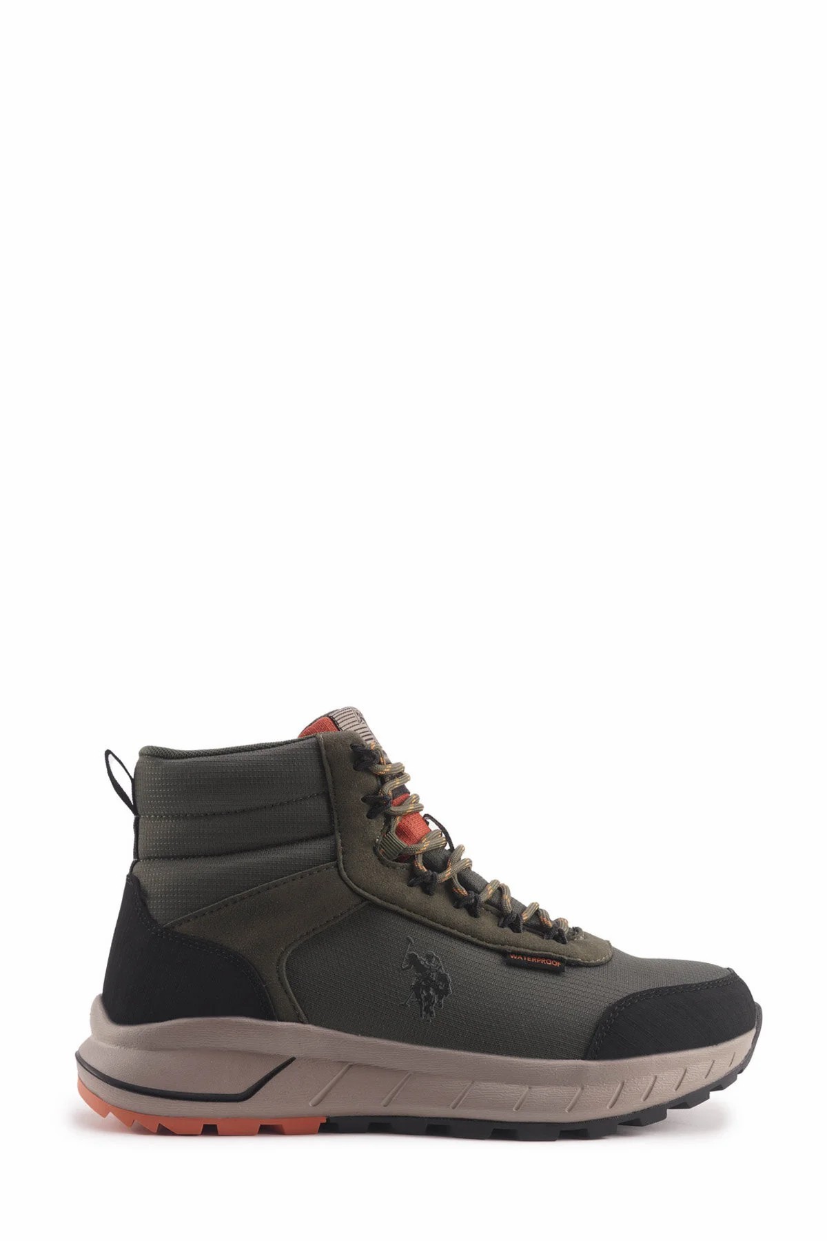 U.S. Polo Assn. ELHA Erkek Outdoor Bot Su Geçirmez Waterproof Bot - Haki