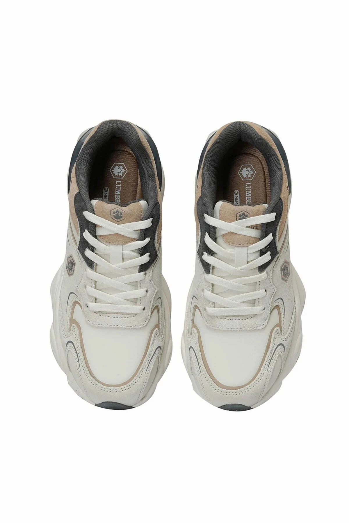 Lumberjack MADAX PU SUE Memory Foam Taban Rahat Süet Kadın Sneaker Günlük Ayakkabı