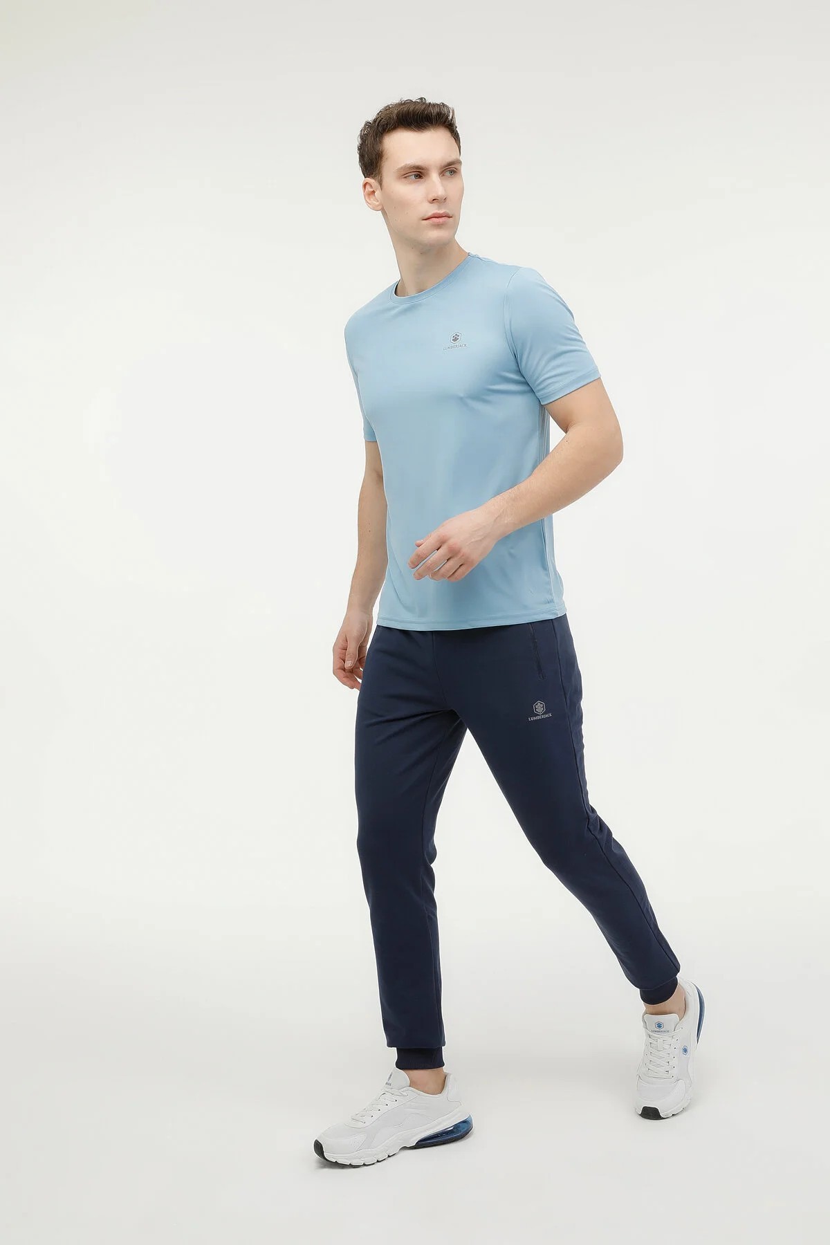 Lumberjack M-CT107 BASIC JOGGER Erkek Eşofman Altı Cepli Fermuarlı - Lacivert