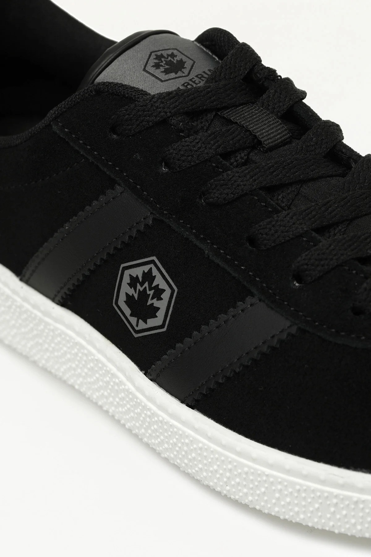 Lumberjack Frosty Süet Günlük Erkek Sneaker Spor Ayakkabı - Siyah