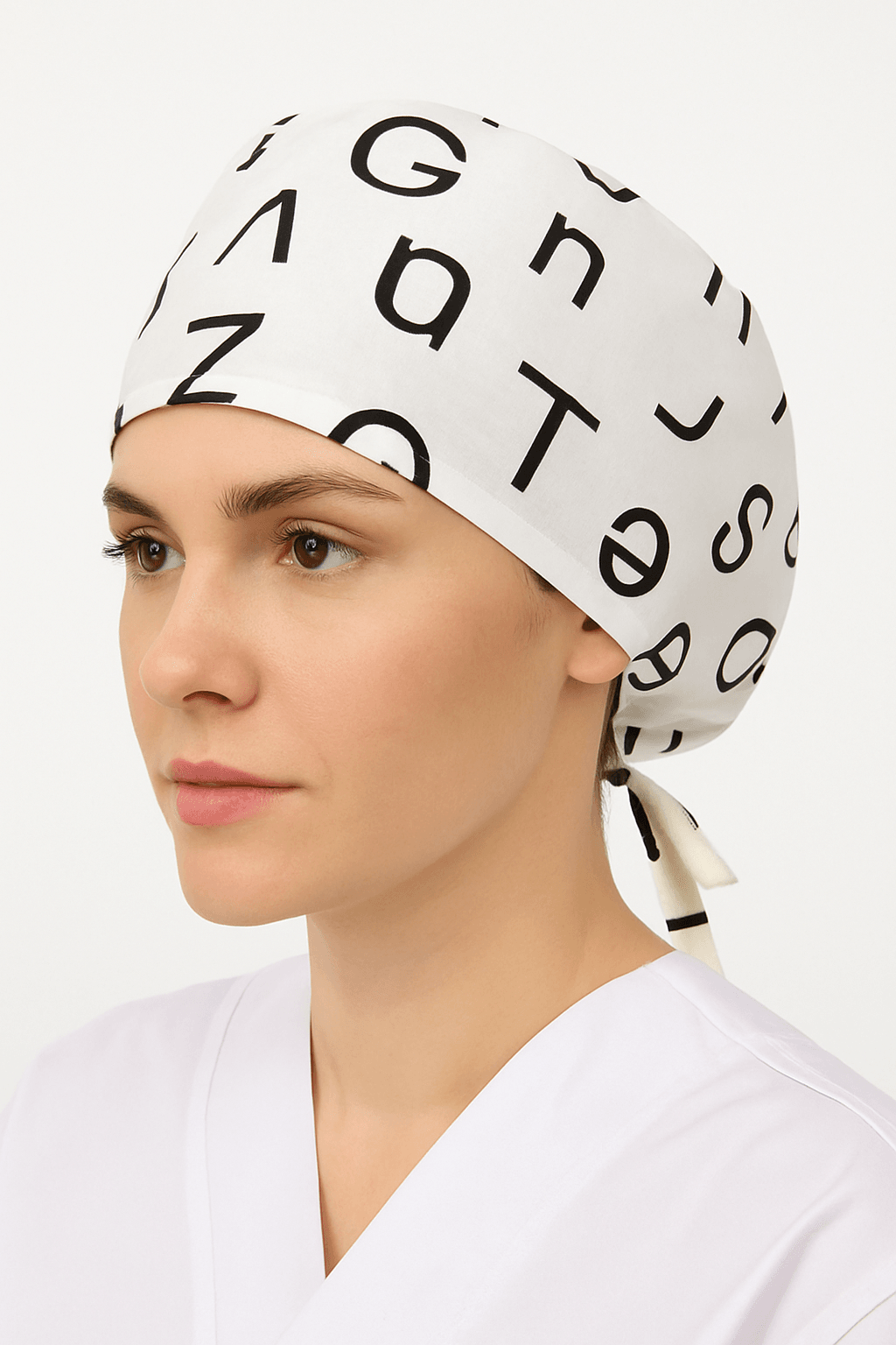 Odeys Karışık Harfler Doktor Hemşire Aşçı Cerrahi Hastane Bonesi Bandana M469