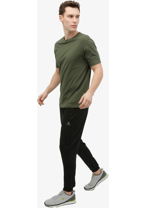 Lumberjack M-CT107 BASIC JOGGER Erkek Eşofman Altı Cepli Fermuarlı - Siyah