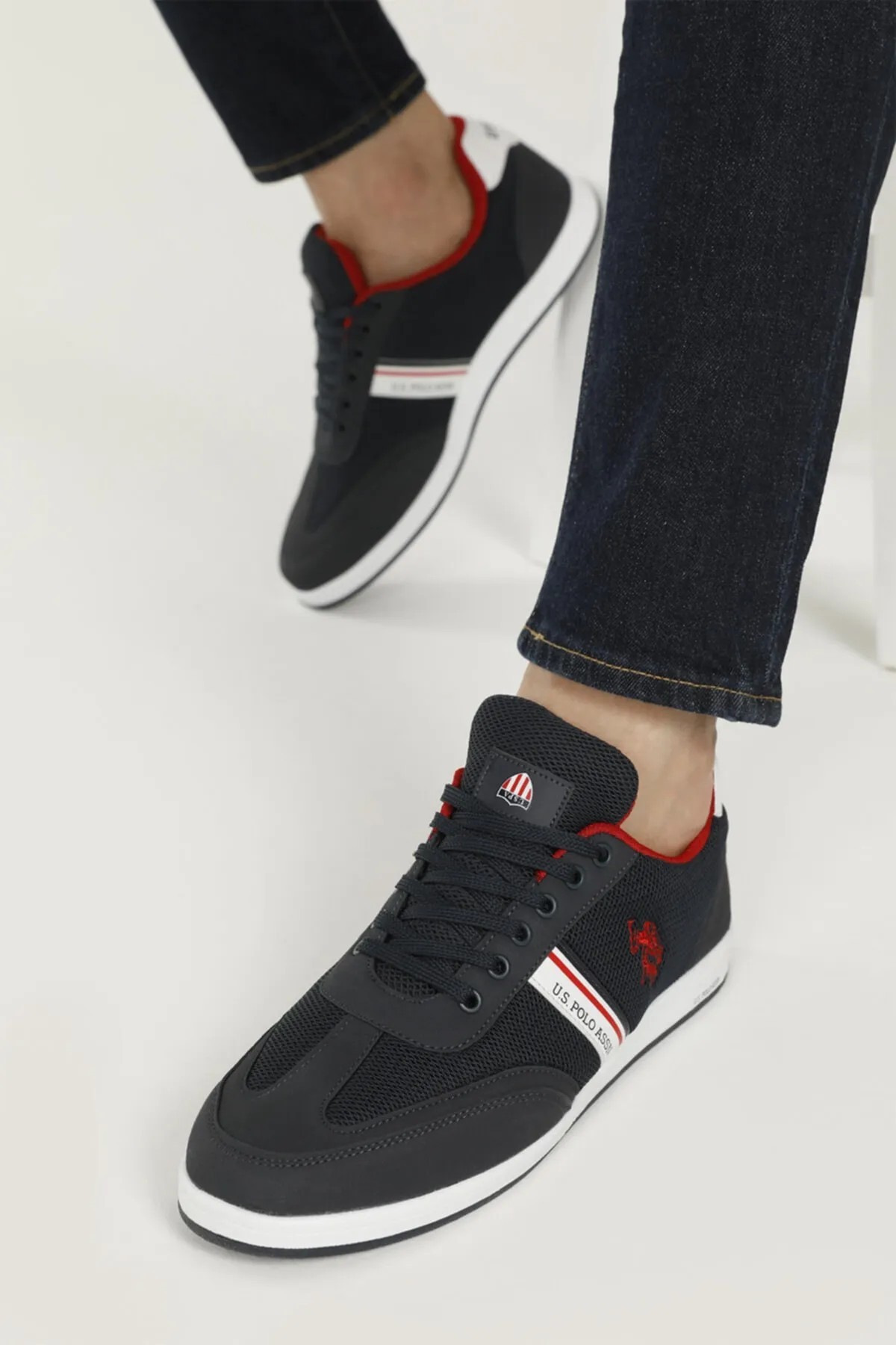 U.S. Polo Assn. Kares FX Sneaker Günlük Erkek Ayakkabı - Lacivert