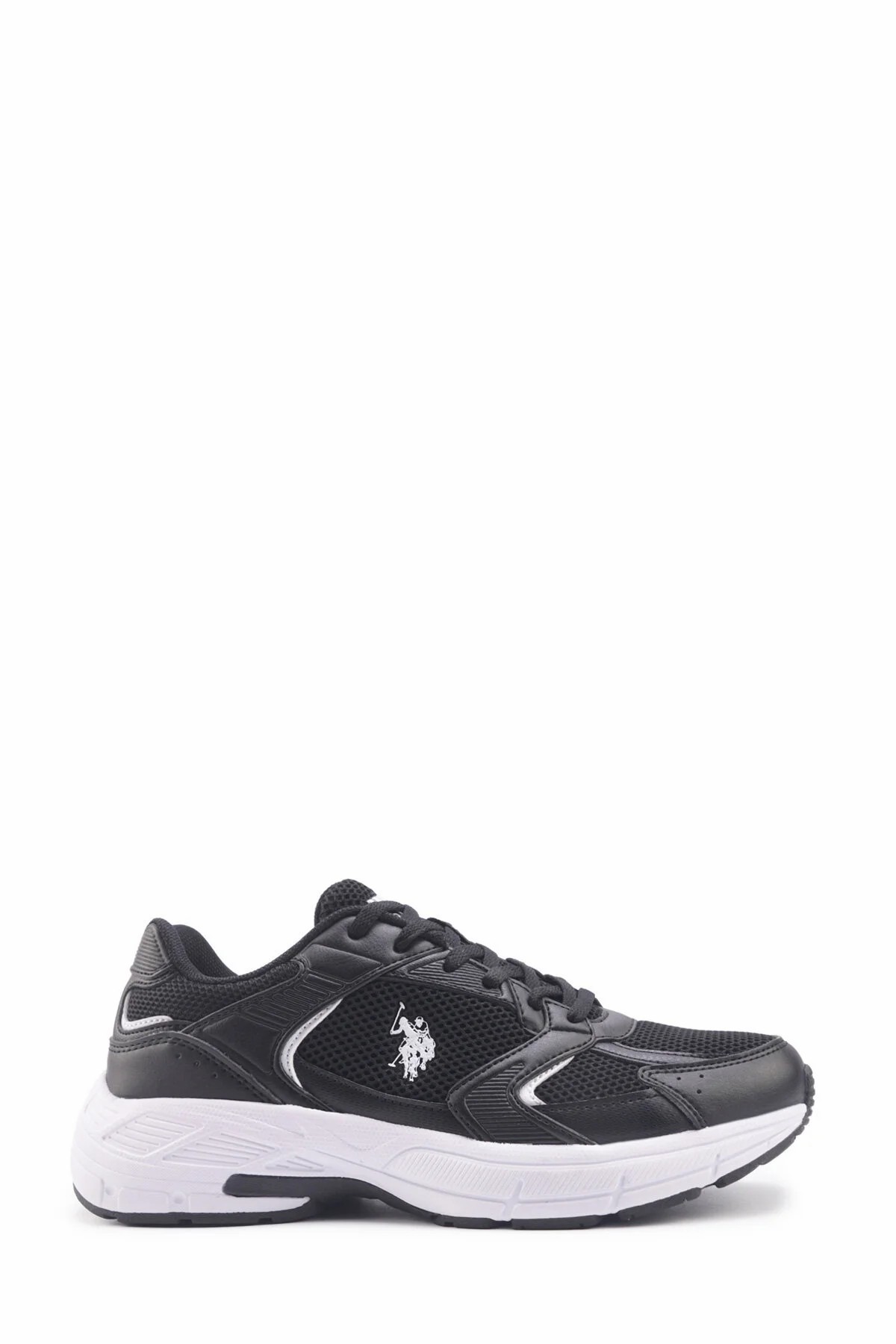 U.S. Polo Assn Felıx Wmn Kalın Taban Kadın Günlük Spor Sneaker Ayakkabı - Siyah-Beyaz