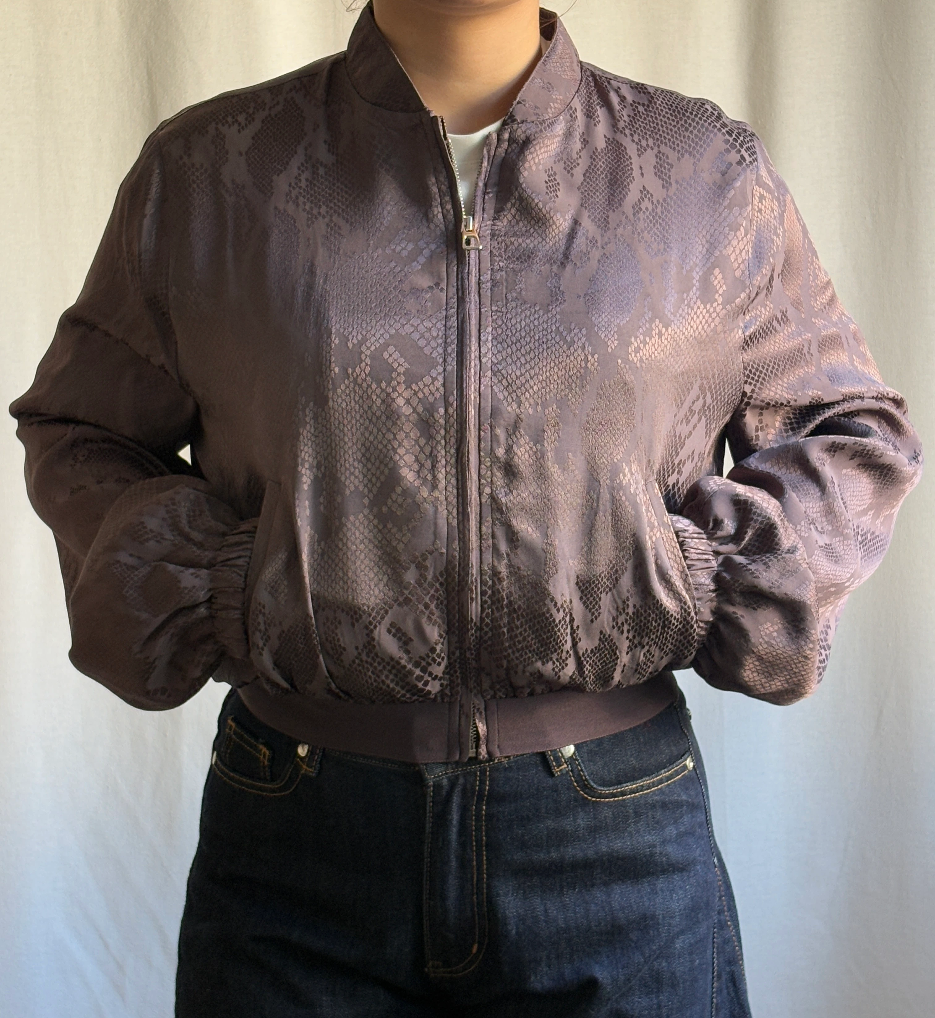 Yılan Desenli Hırka 