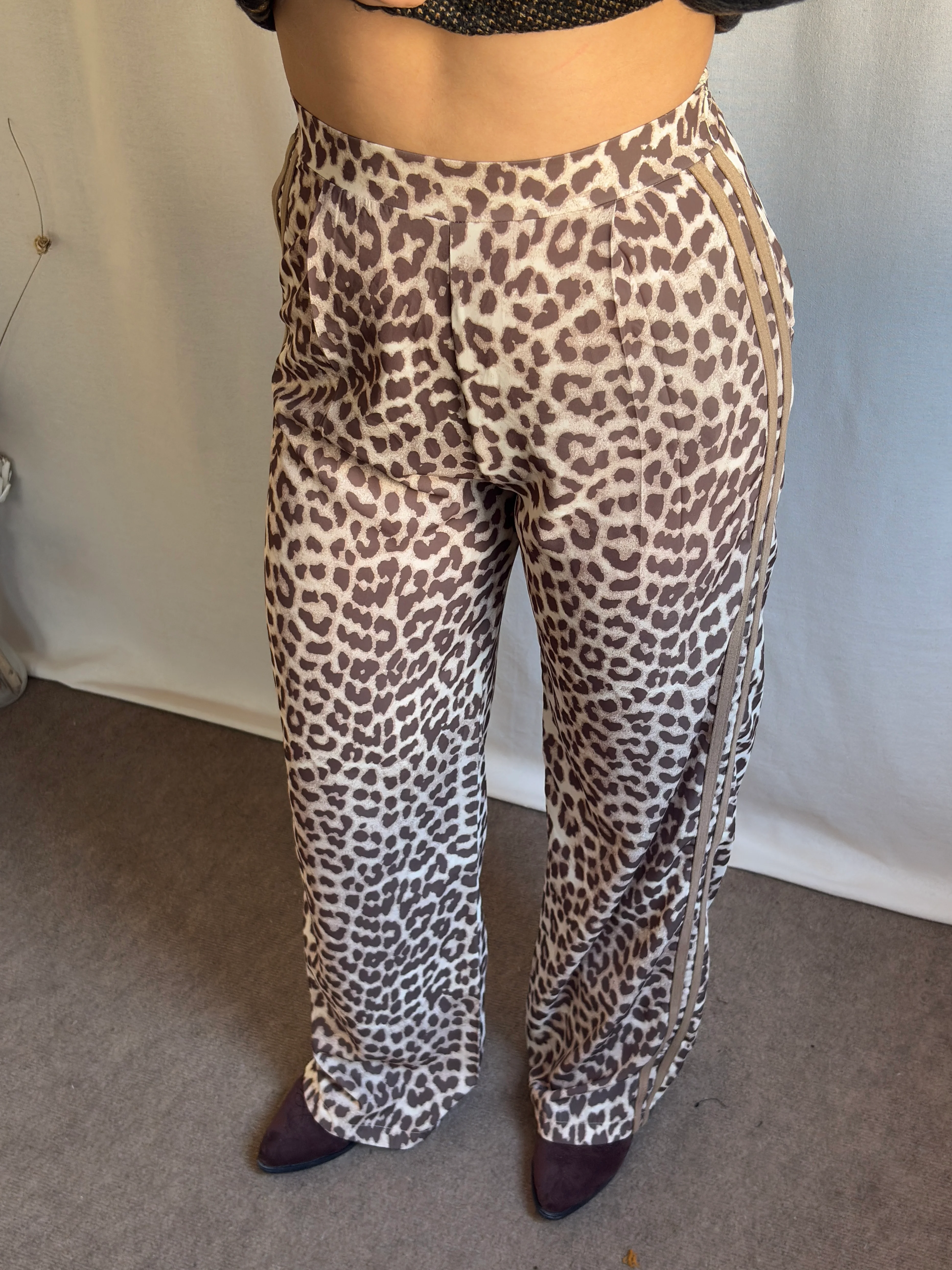 Leopar Desenli Pantolon