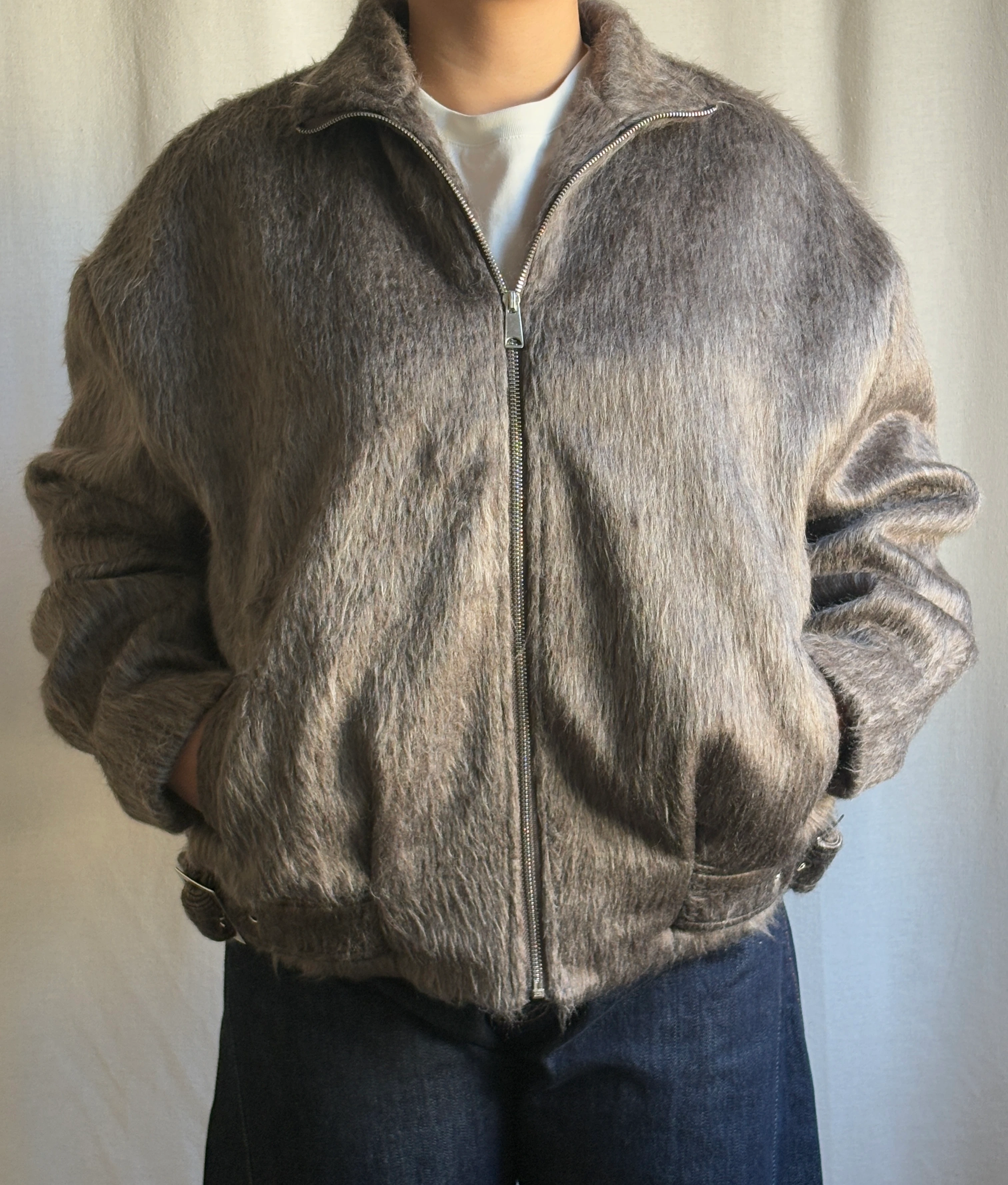 Toka Detaylı Bomber Tüylü Ceket