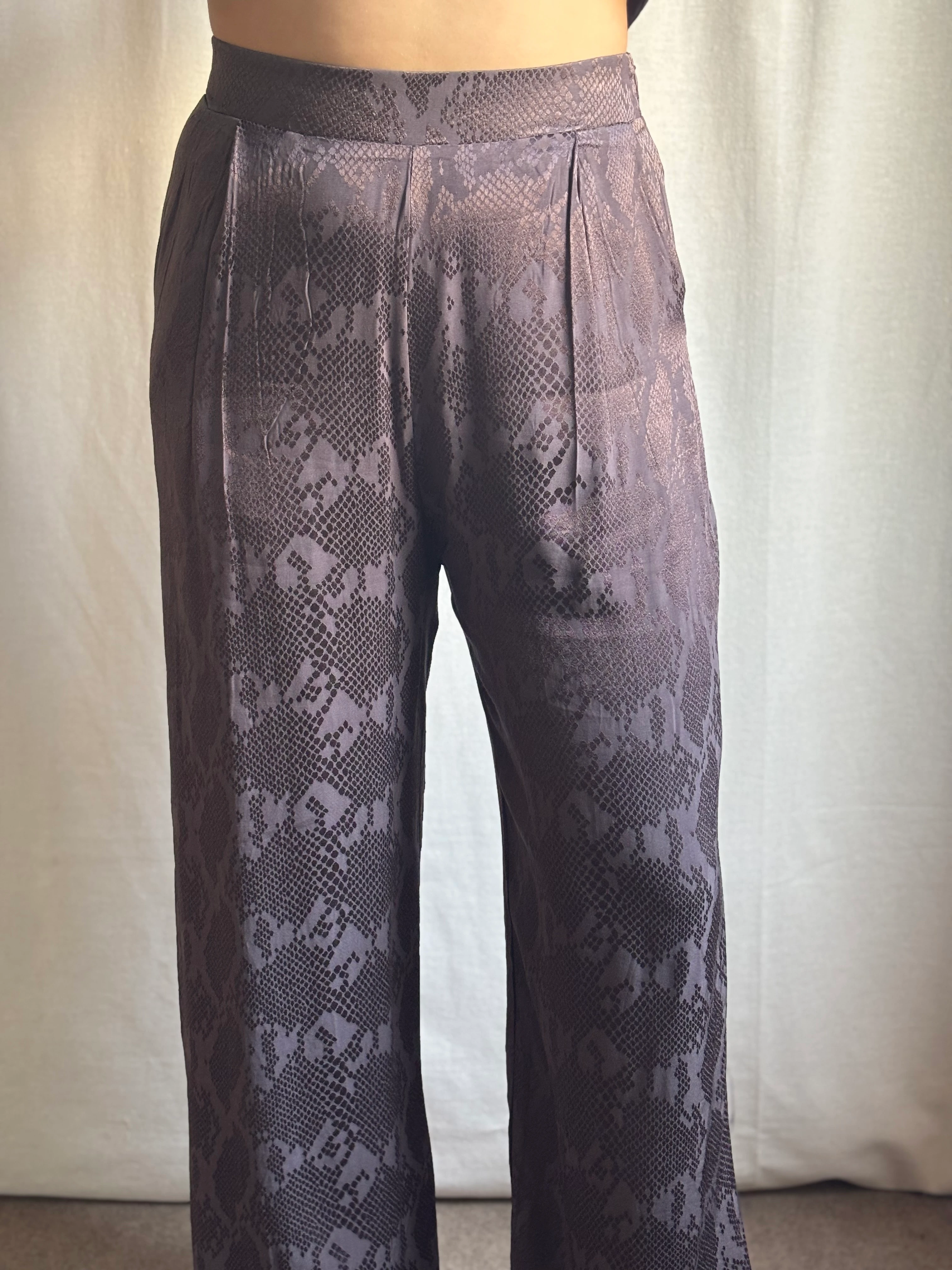 Yılan Desenli Pantolon
