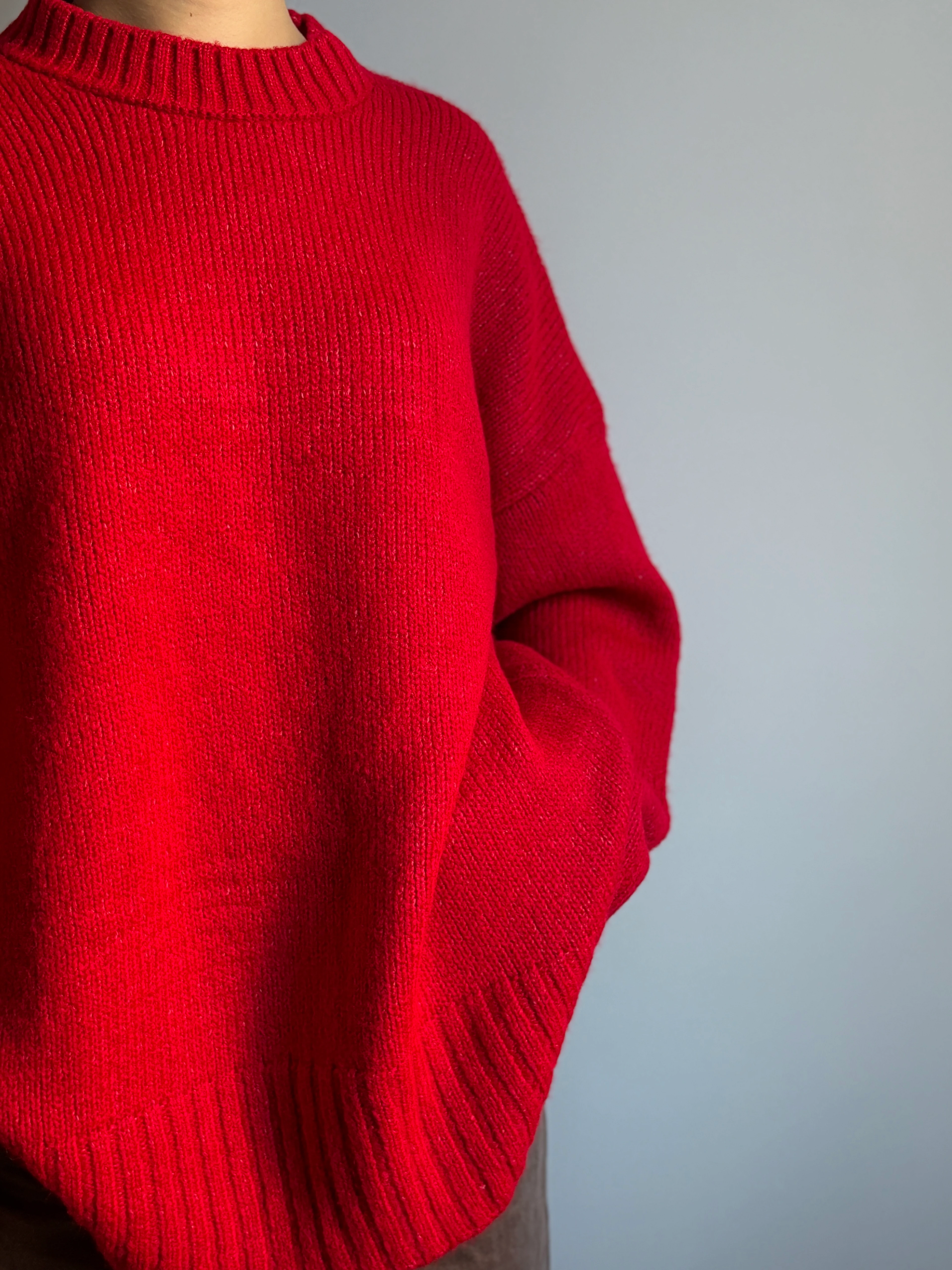 Triko Kırmızı Kazak