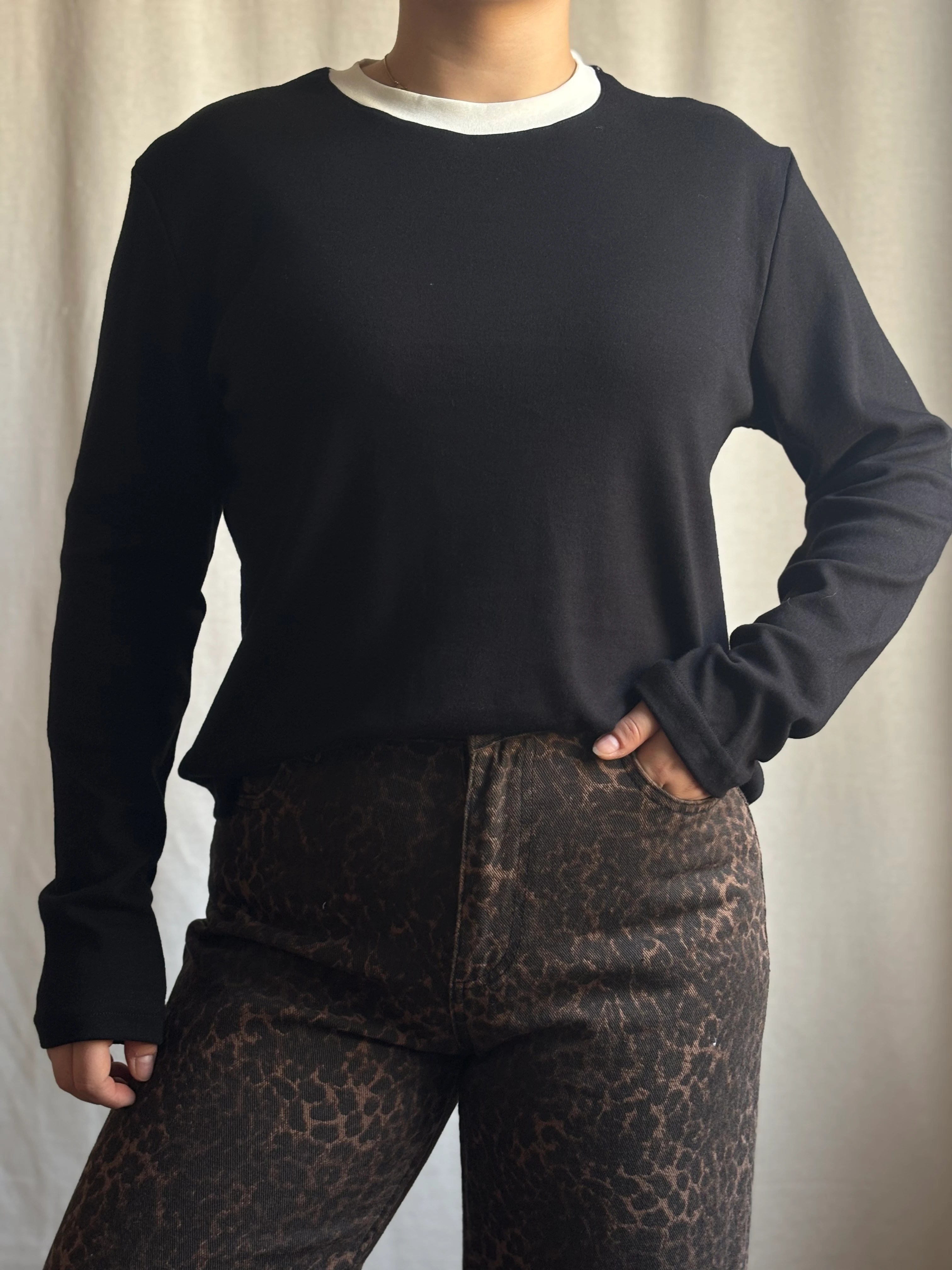 Uzun Kollu Basic Tişört