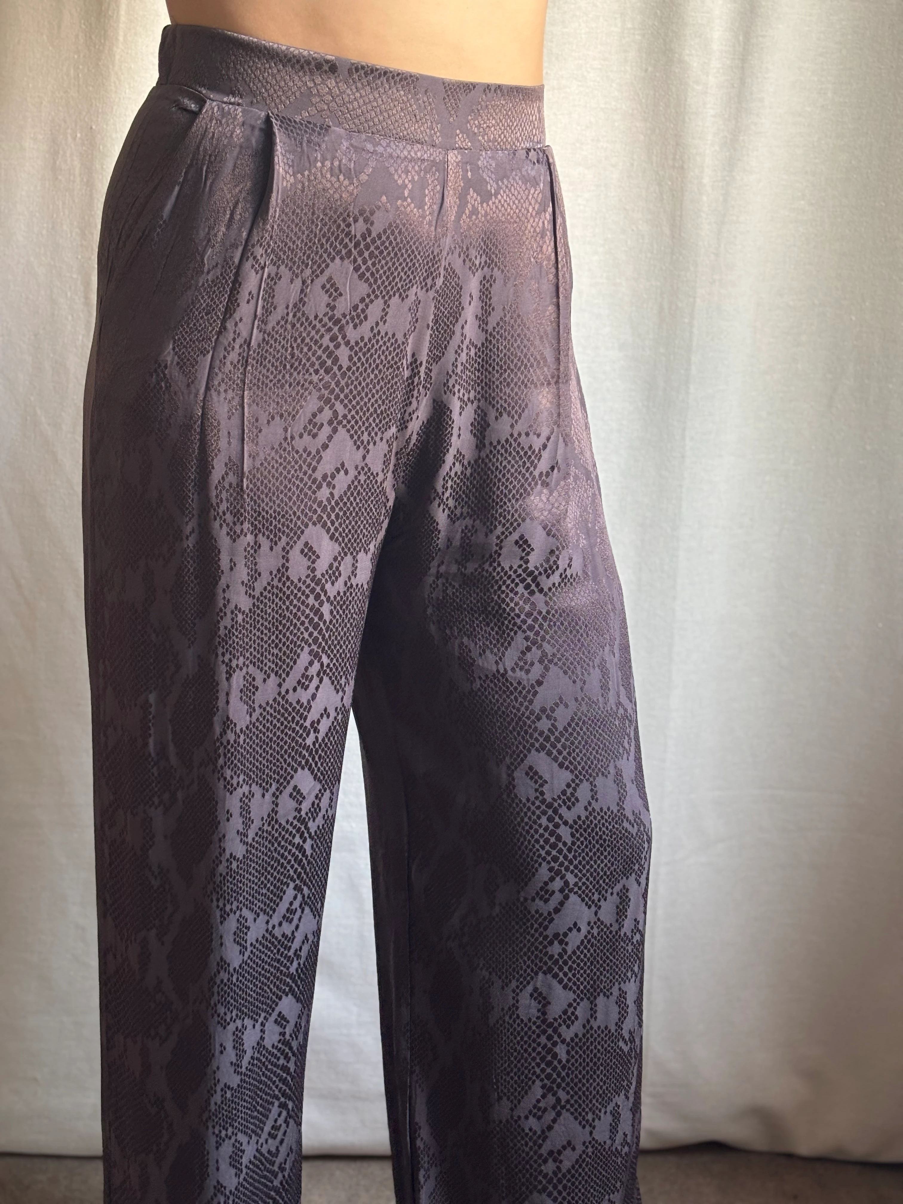 Yılan Desenli Pantolon
