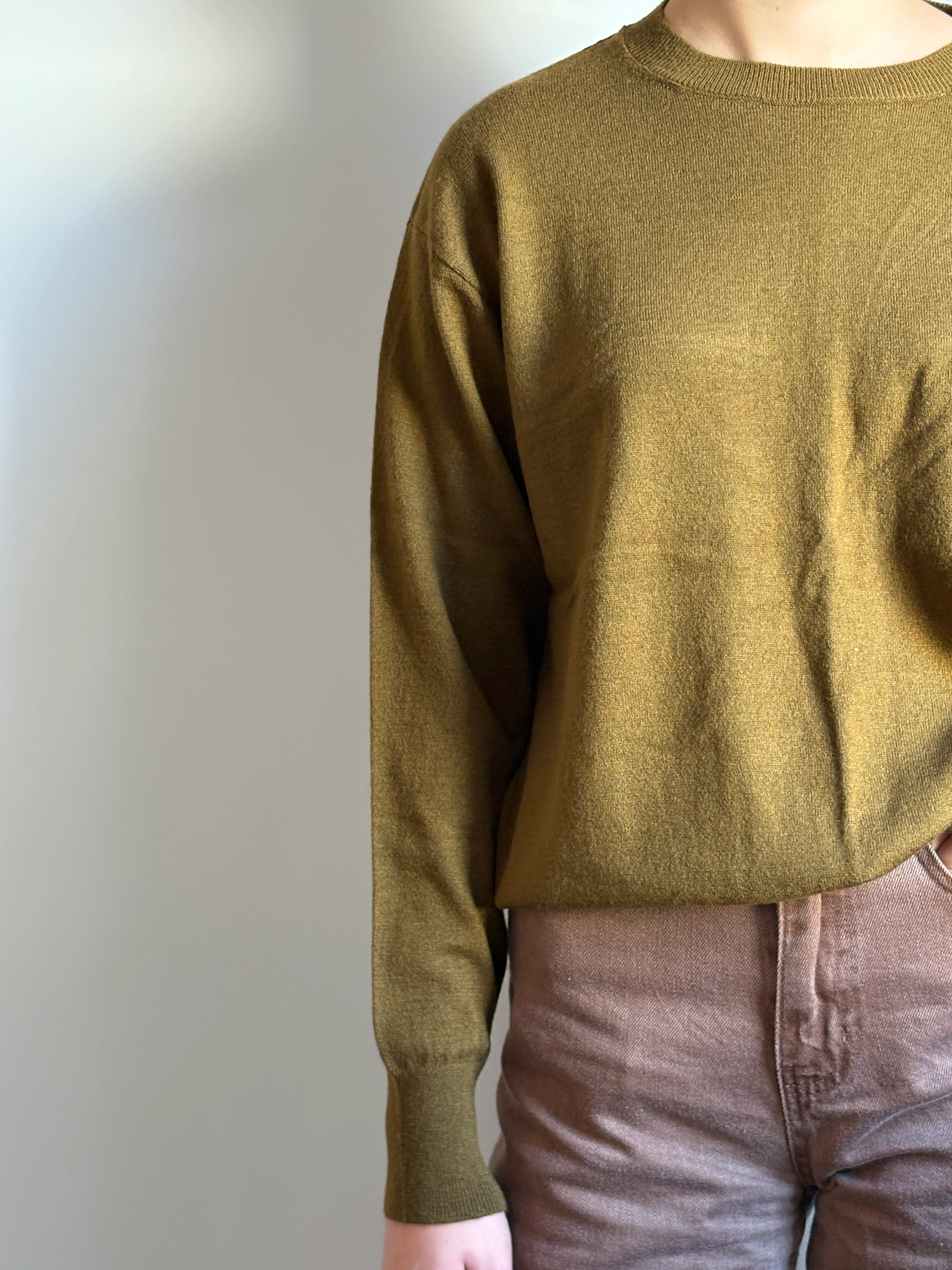 Bisiklet Yaka Yünlü Triko Kazak