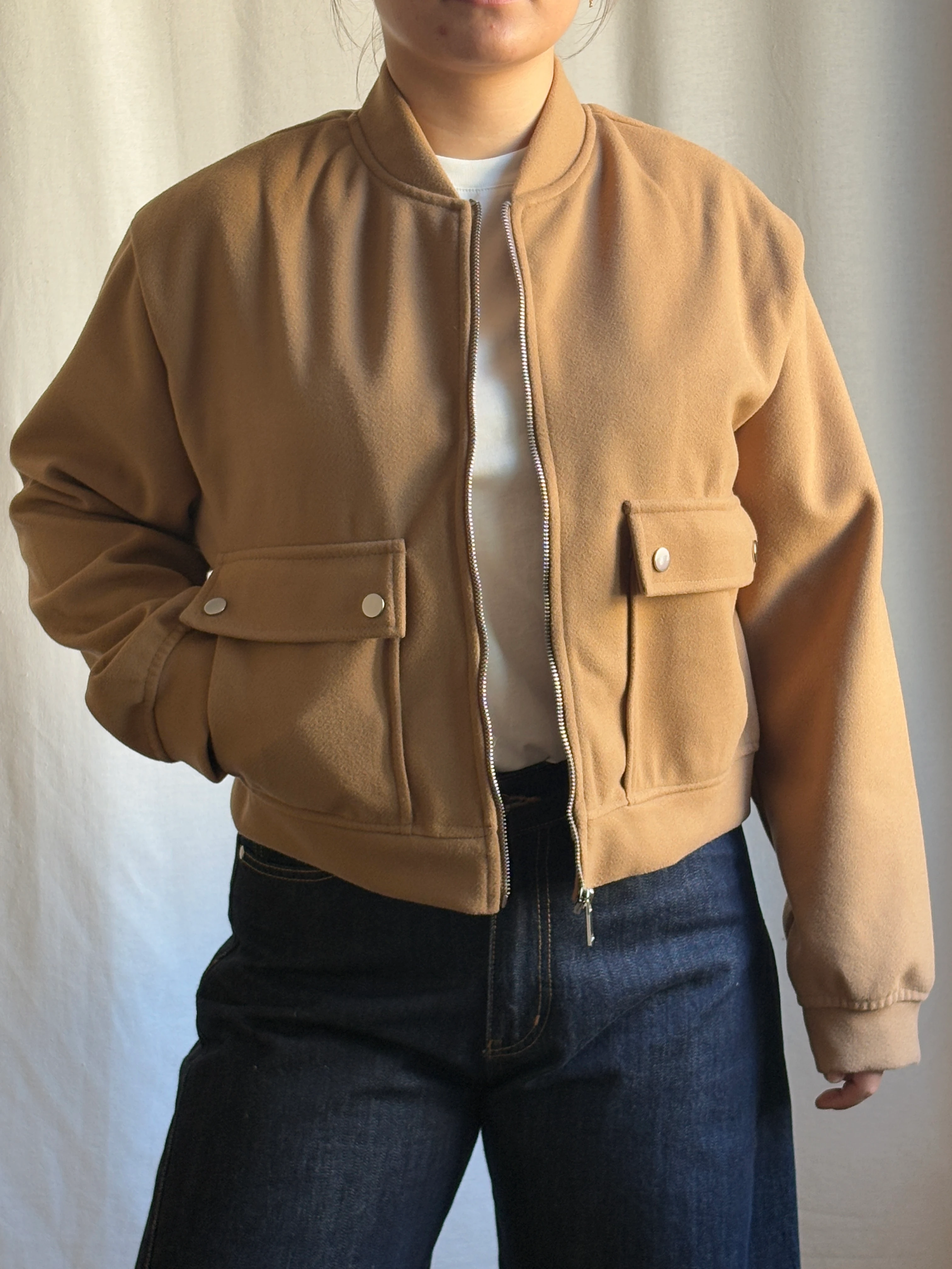 Kısa Kaşe Cepli Ceket