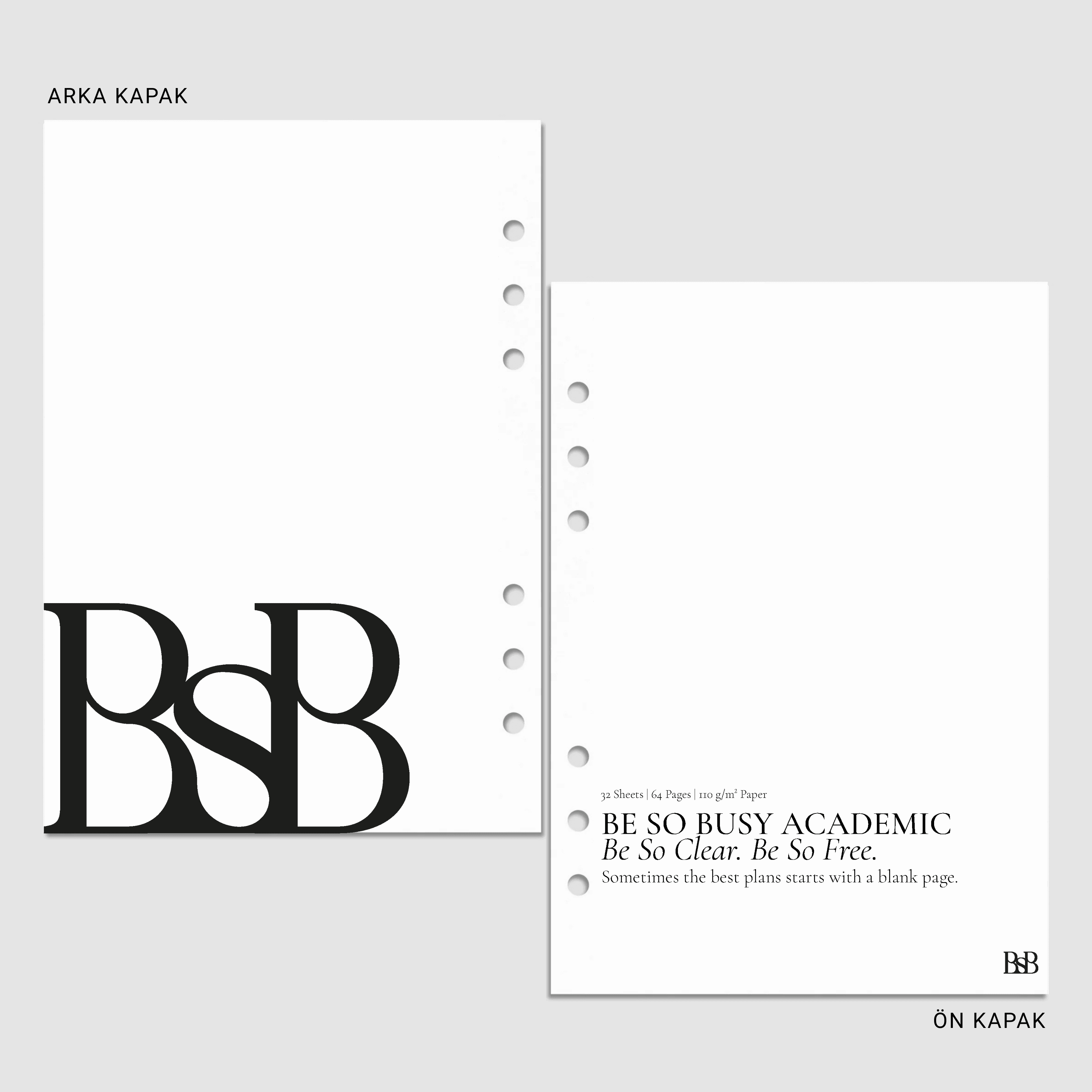 Be So Busy Academic – Blank Page Refill