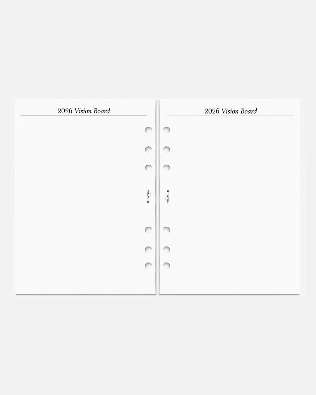 Be So Busy 2026 Planner Refill