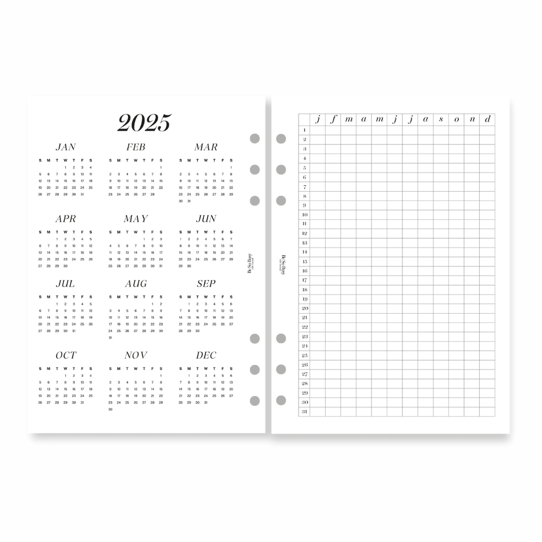 Be So Busy 2025 Planner Refill