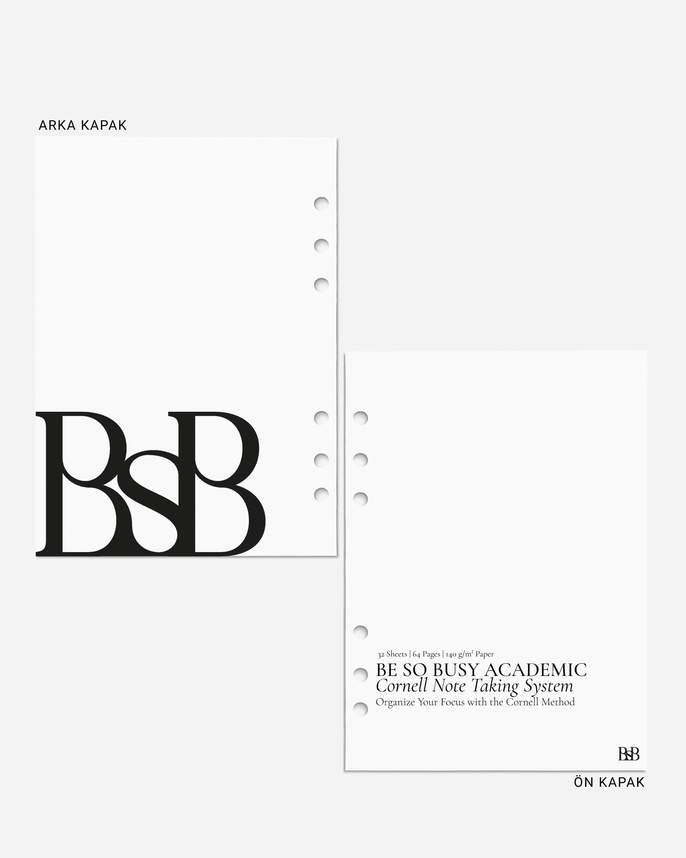 Be So Busy Academic – Cornell Note Taking System Refill