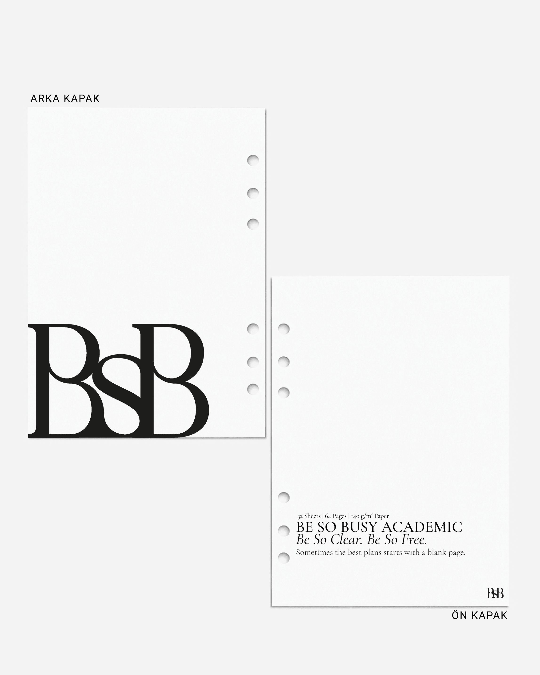 Be So Busy Academic – Blank Page Refill