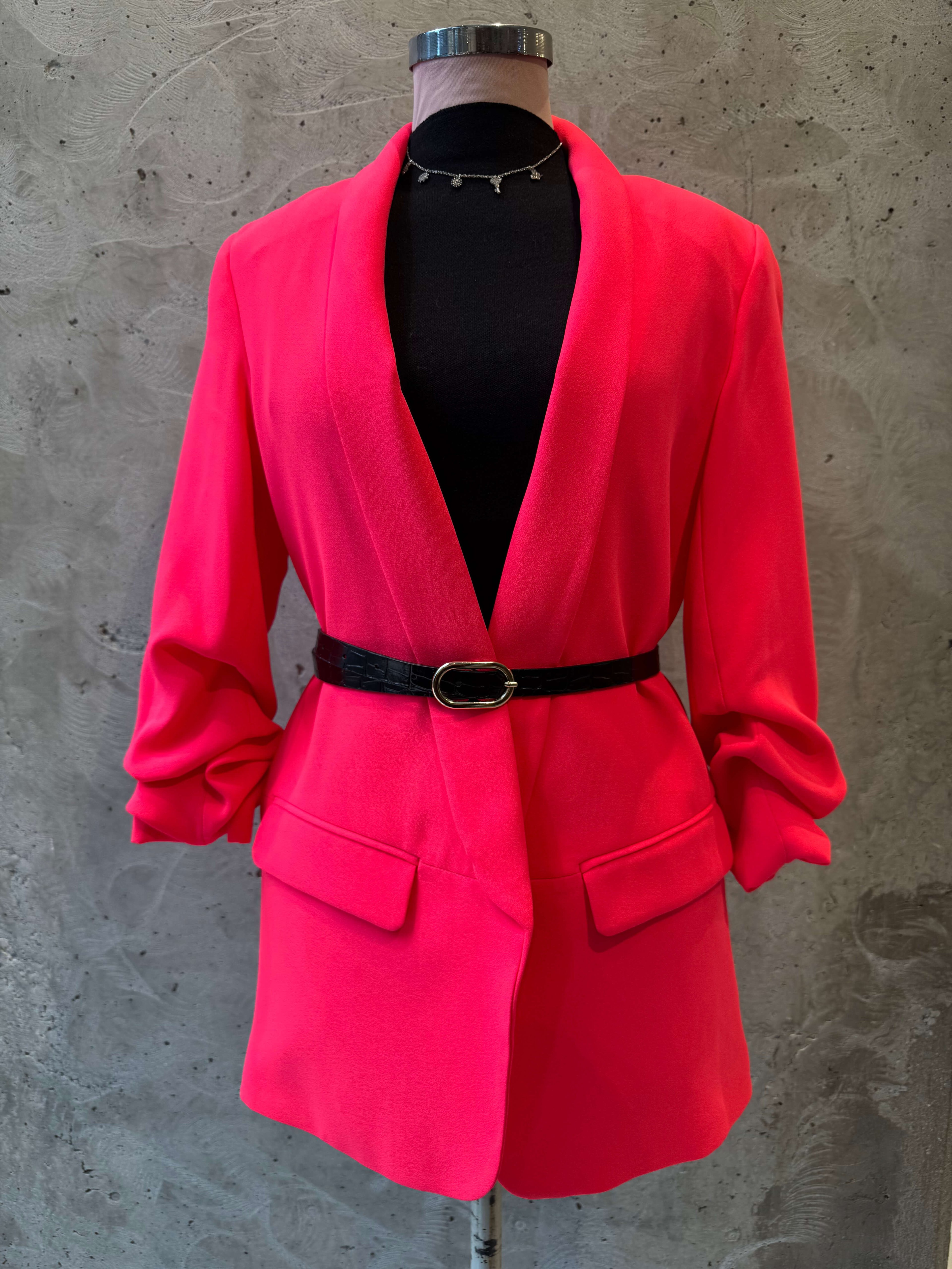 Annabel Ceket Neon Pembe