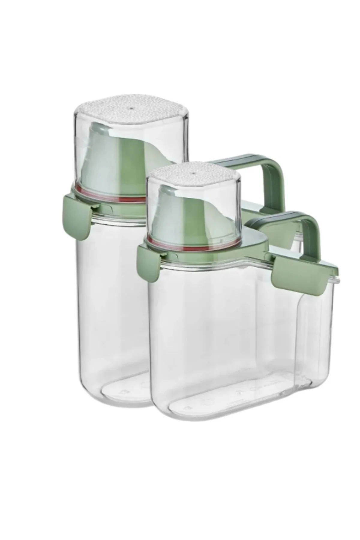 2 li 1.8 ve 1.1 ml Hazneli Çok Amaçlı Sızdırmaz Mama - Deterjanlık - B