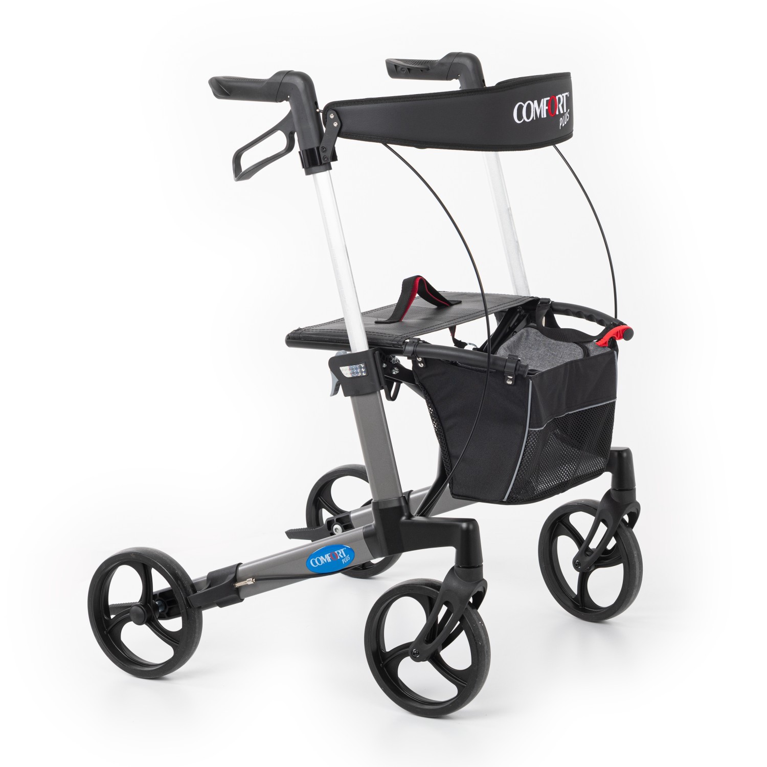 Comfport Plus Spırıt X3 Gri Alüminyum Lux Rolatör Yürüteç