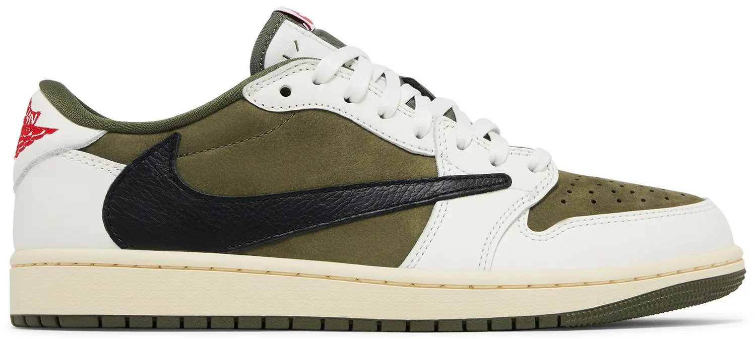 Travis Scott x Air Jordan 1 Retro Low OG SP 'Reverse Olive / Medium Olive'