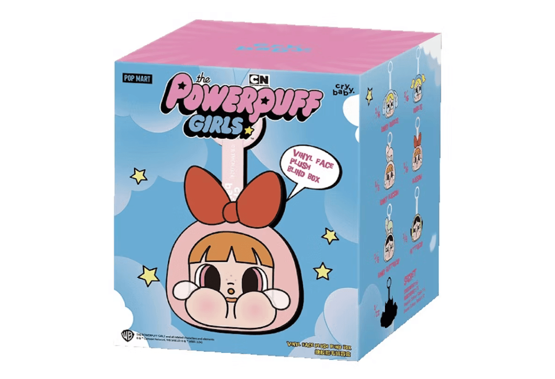 Pop Mart CryBaby x Powerpuff Girls Series Vinyl Face Plush Single Blind Box