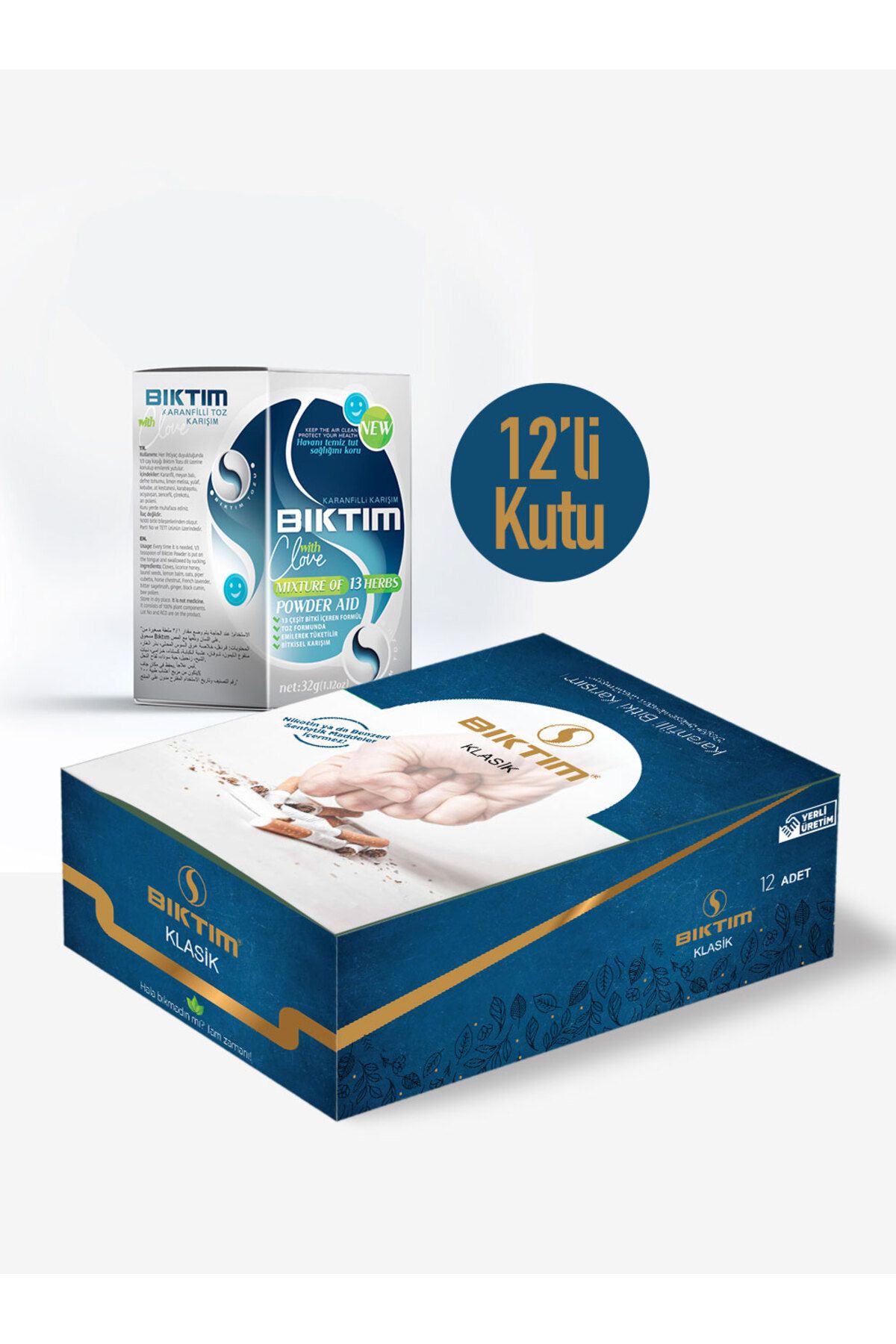Tozu Toptan 12 li Kutu Kurumsal Sigara Bırakma Paketi