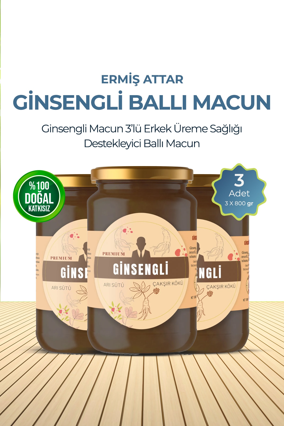 3'lü Ginsengli Erkek Ürün