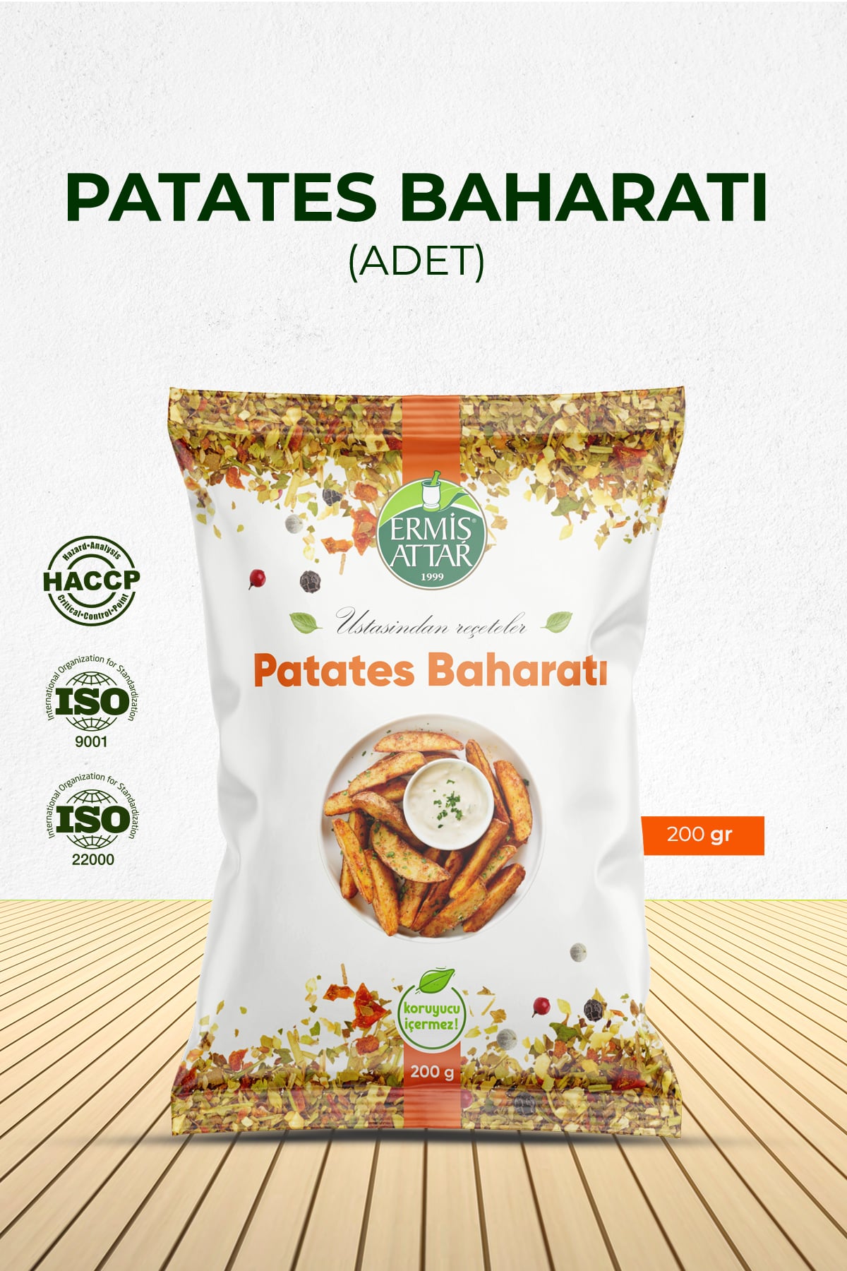 Patates (Cips) Baharatı 200 G Ermiş Attar