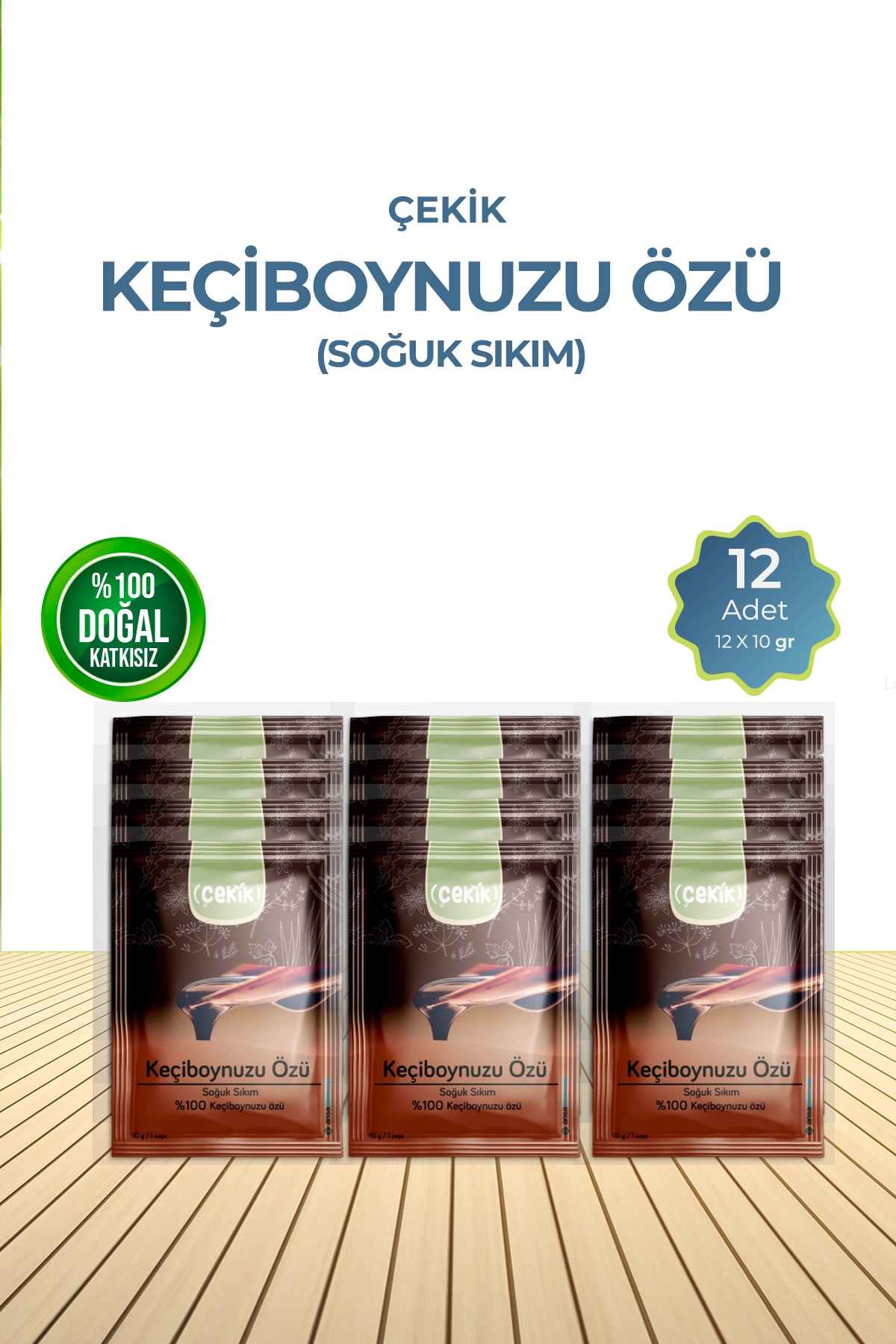Çekik Keçiboynuzu Özü 12'li 10 g Ansa Pharma