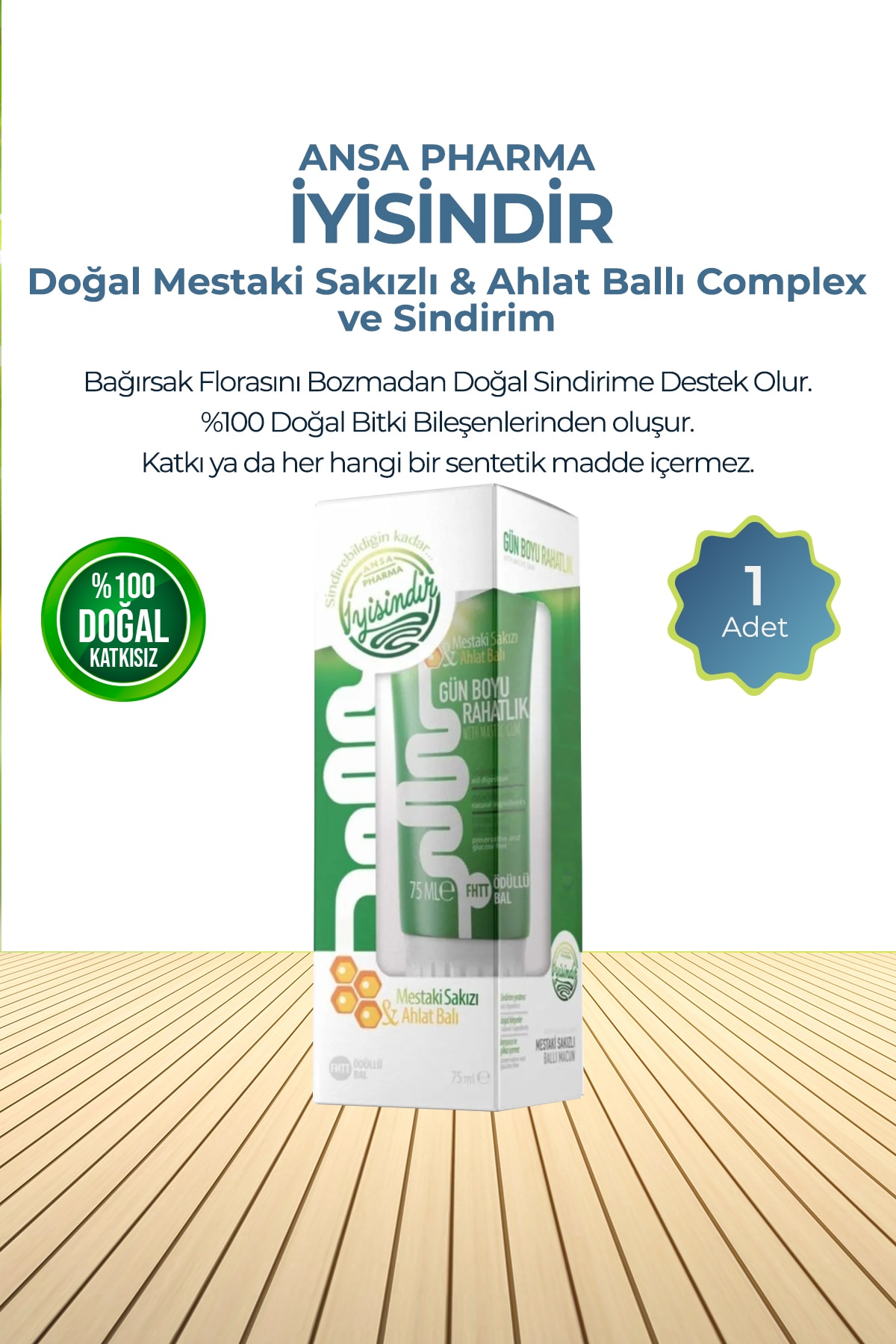 Iyisindir Doğal Mestaki Sakızlı & Ahlat Ballı Complex - Ve Sindirim