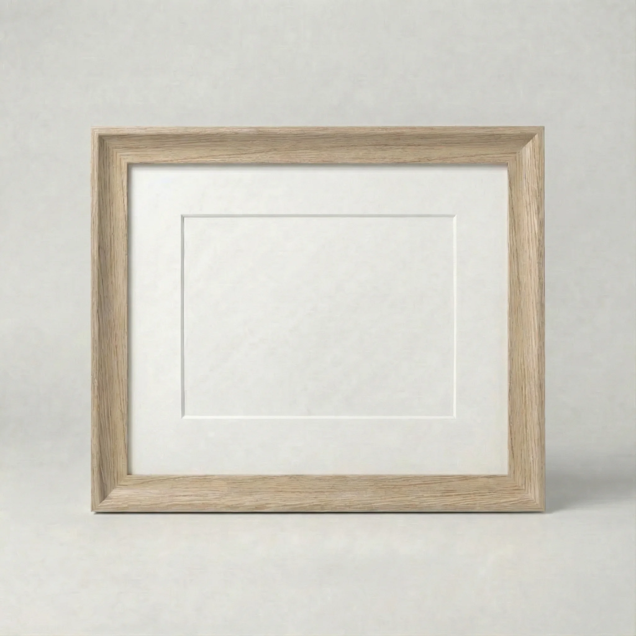 22mm Açık Meşe Ahşap Doku Modern Resim Çerçevesi