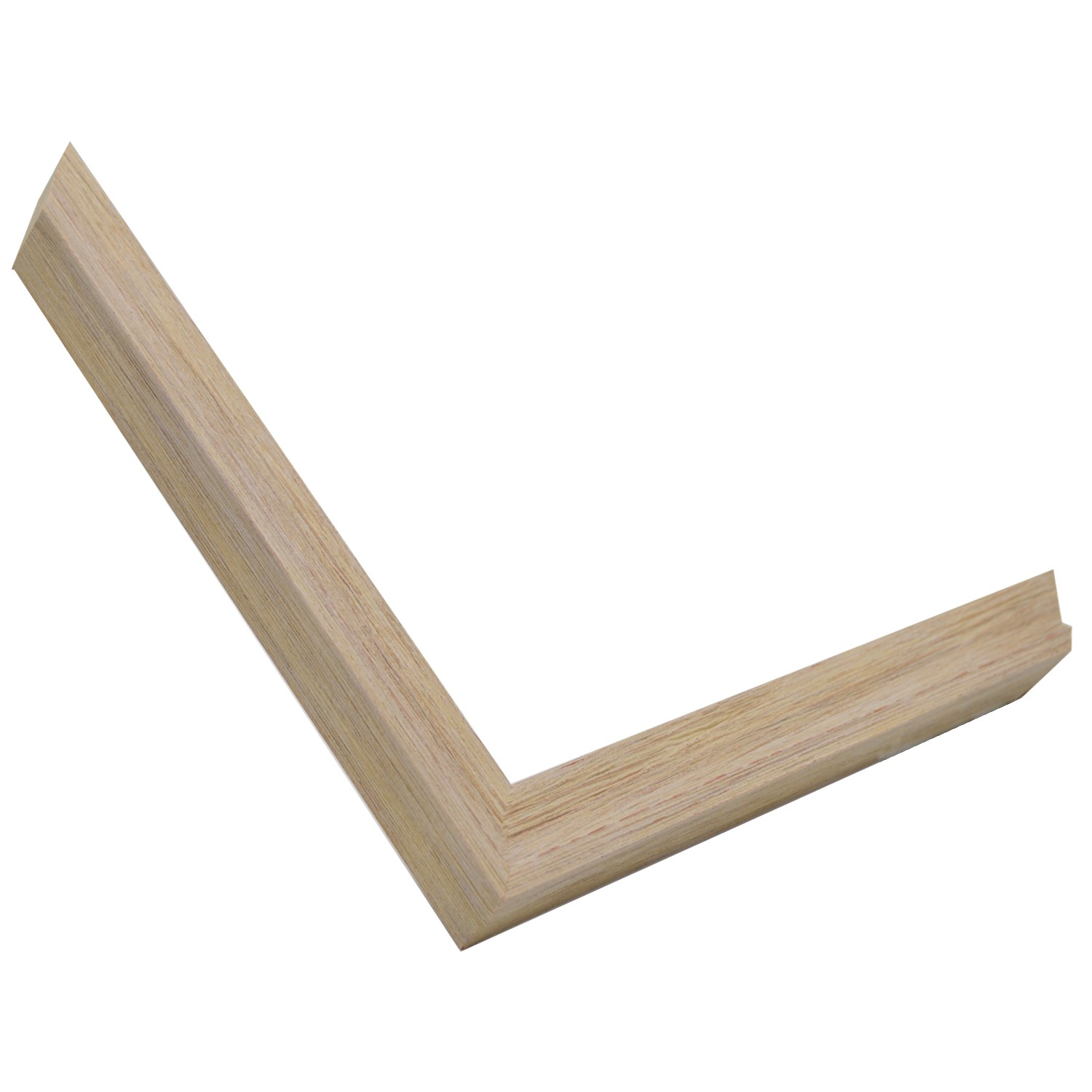 22mm Açık Meşe Ahşap Doku Modern Resim Çerçevesi