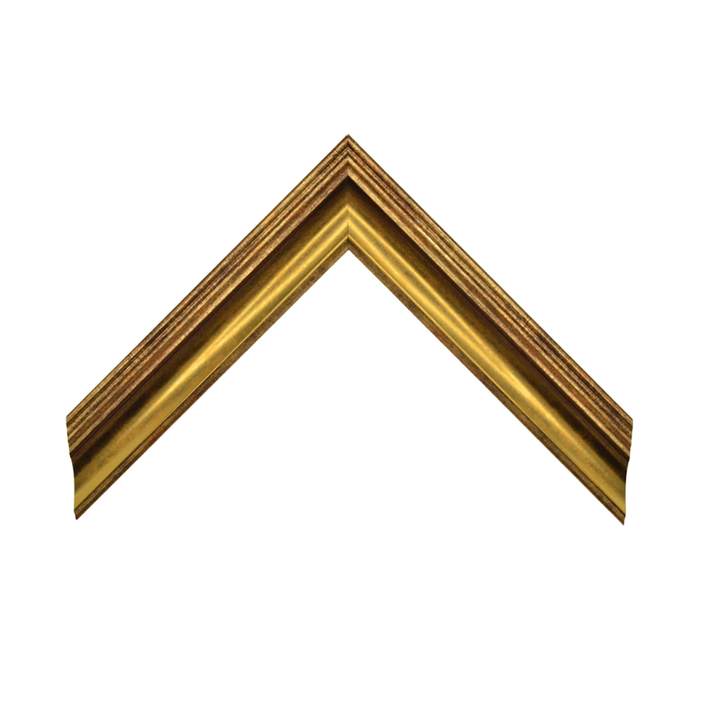 35mm İç Bükey Eskitme Altın Geçişli Resim Çerçevesi